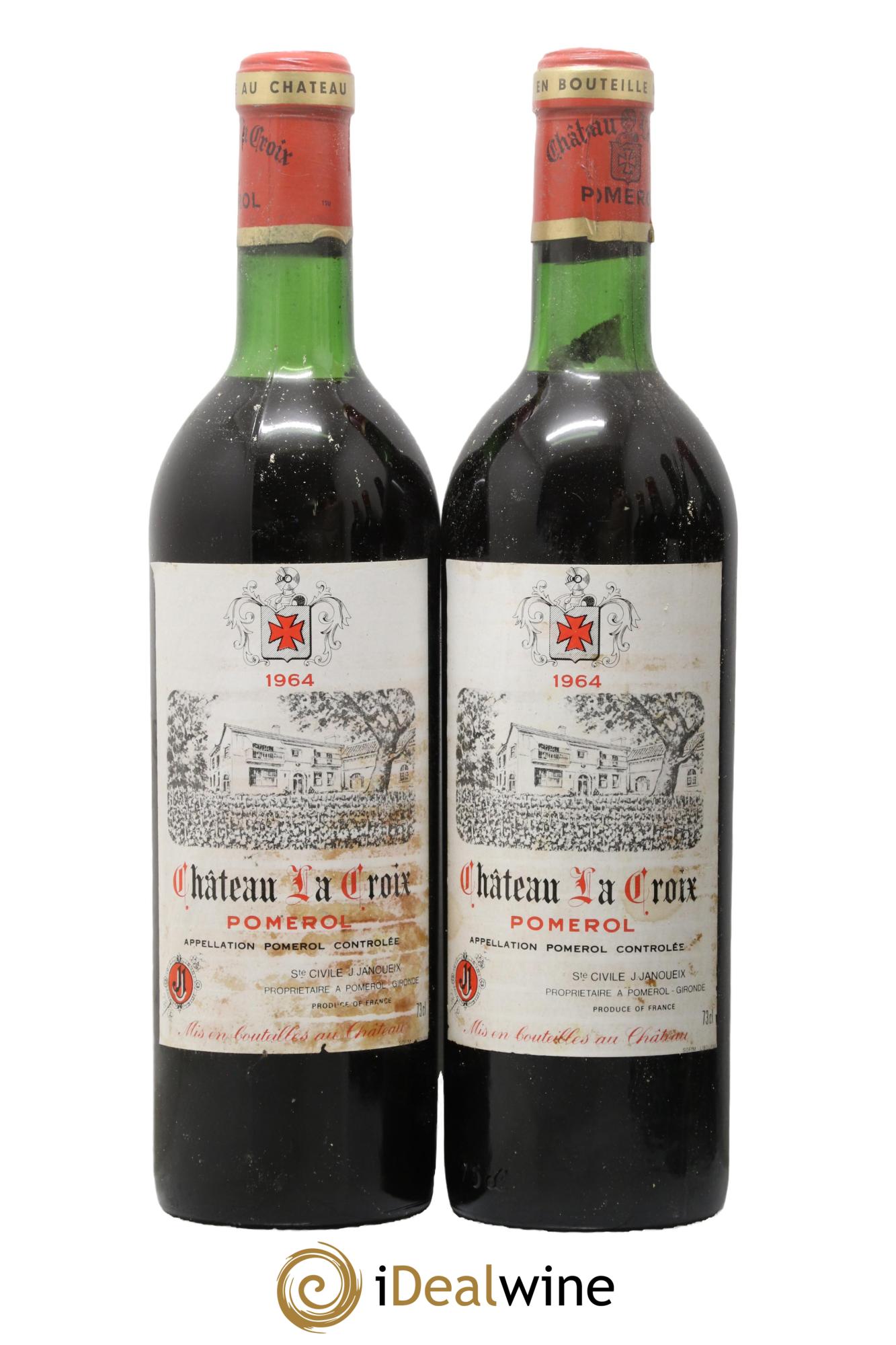 Château la Croix 1964 - Lotto di 2 bottiglie - 0