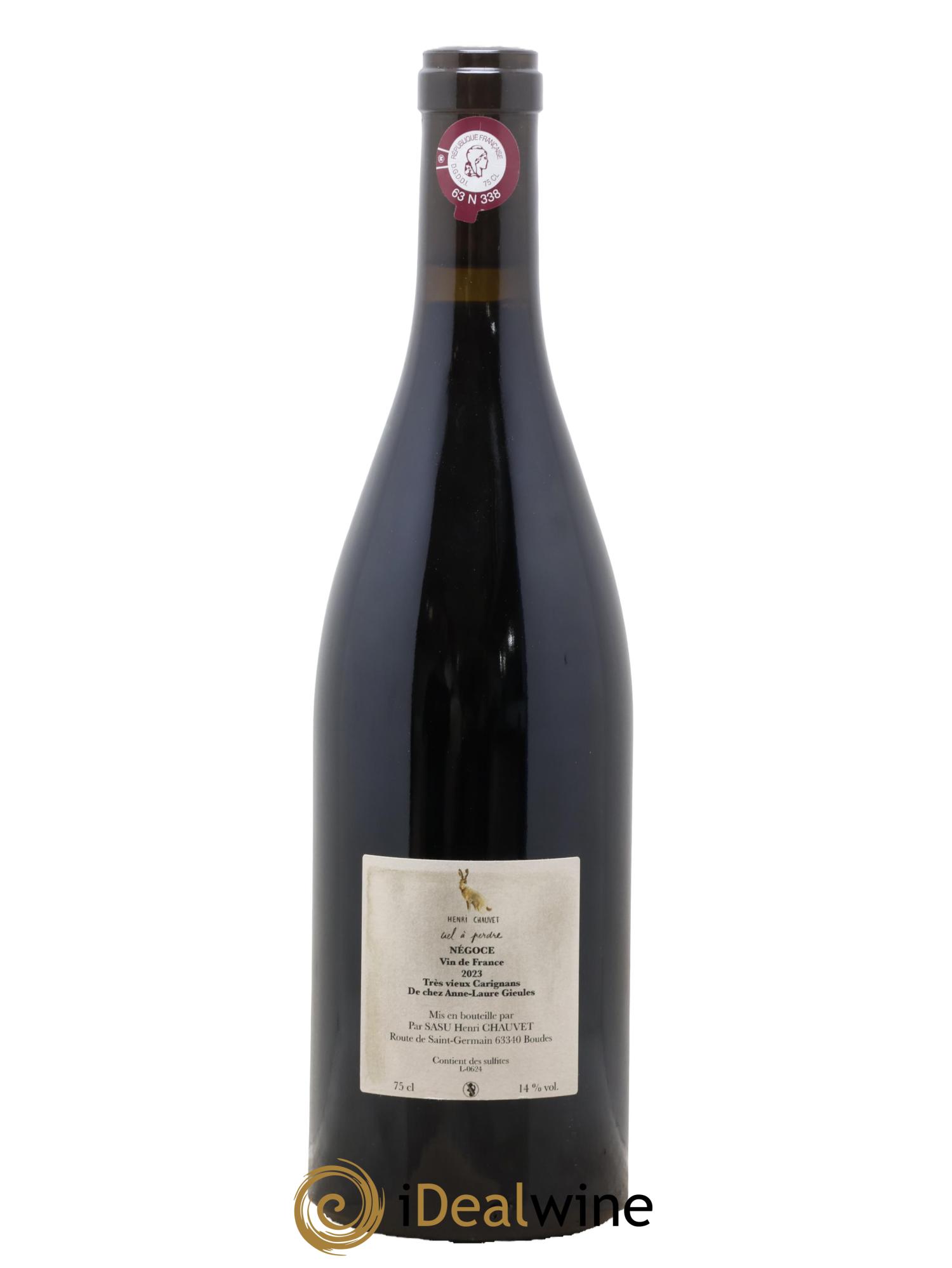 Vin de France Ciel à Perdre Henri Chauvet 2023 - Lotto di 1 bottiglia - 1