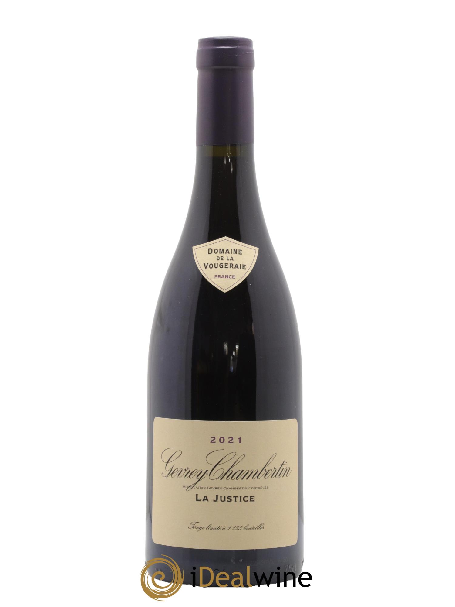 Gevrey-Chambertin La Justice La Vougeraie 2021 - Lotto di 1 bottiglia - 0