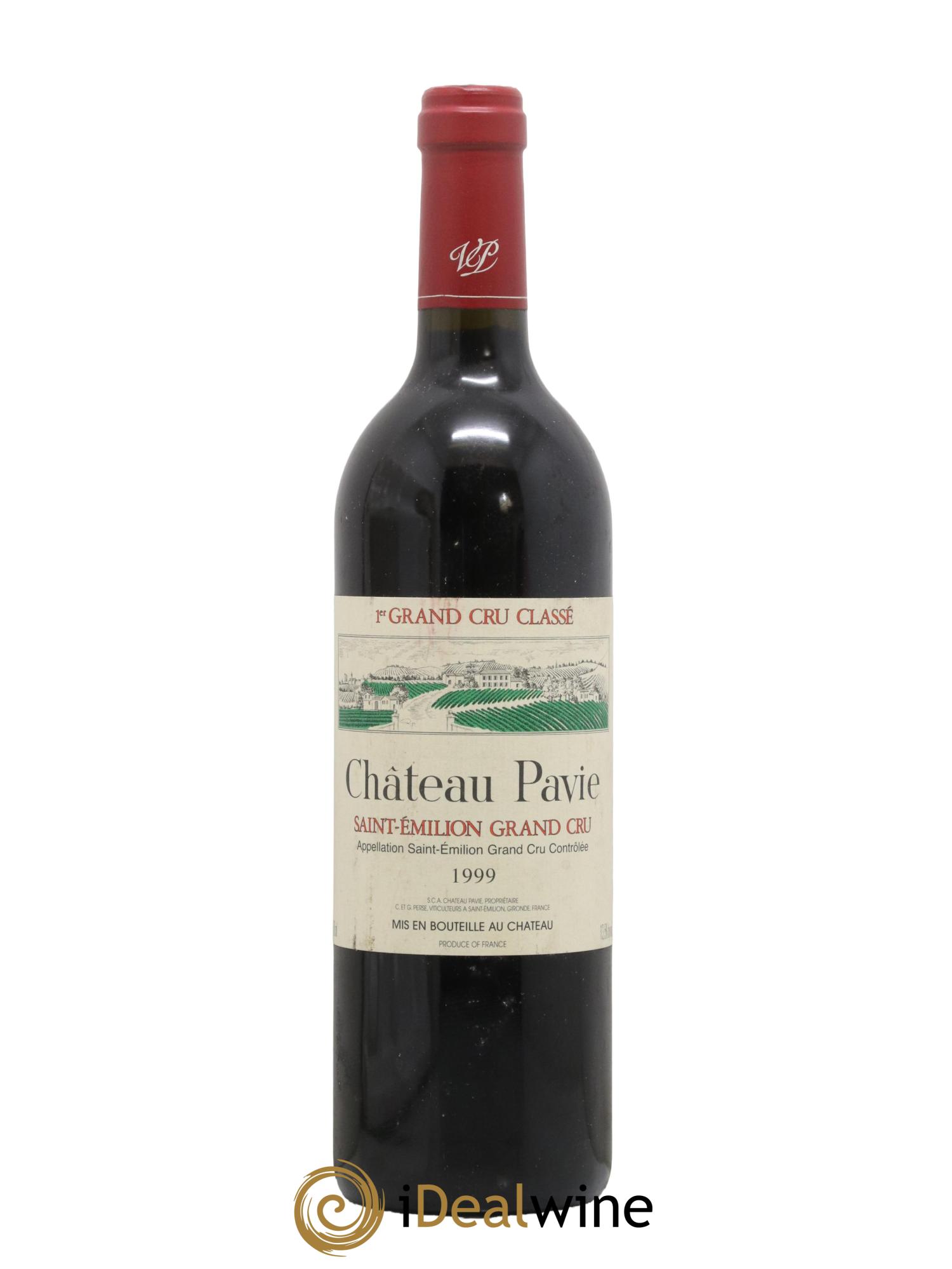 Château Pavie 1er Grand Cru Classé A 1999 - Lot de 1 bouteille - 0