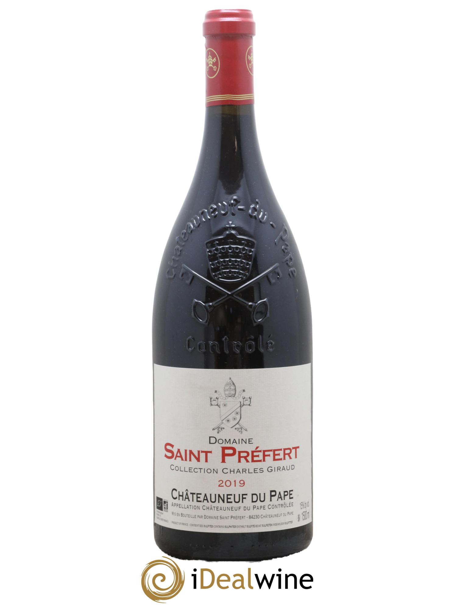 Châteauneuf-du-Pape Collection Charles Giraud Domaine Saint-Préfert 2019 - Lot de 1 magnum - 0