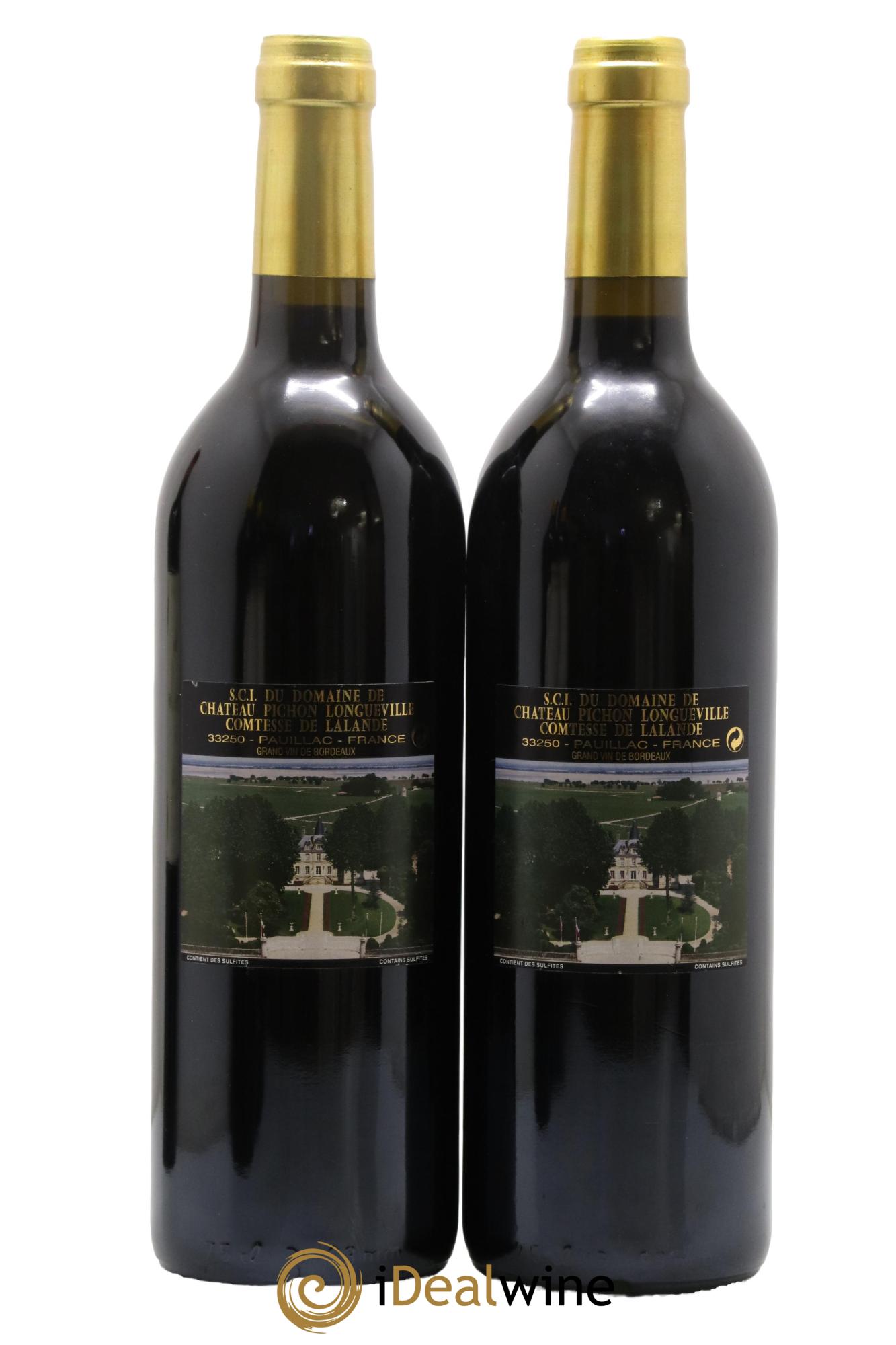 Château Pichon Longueville Comtesse de Lalande 2ème Grand Cru Classé 2005 - Lot de 2 bouteilles - 1
