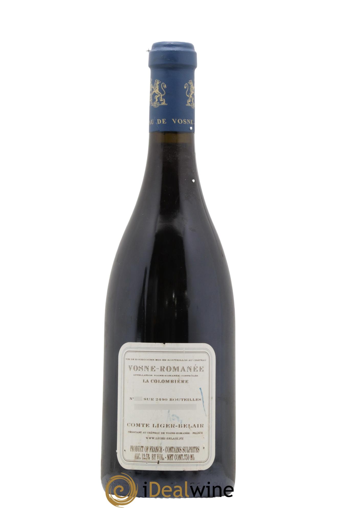 Vosne-Romanée La Colombière Comte Liger-Belair (Domaine du) 2007 - Lot de 1 bouteille - 1