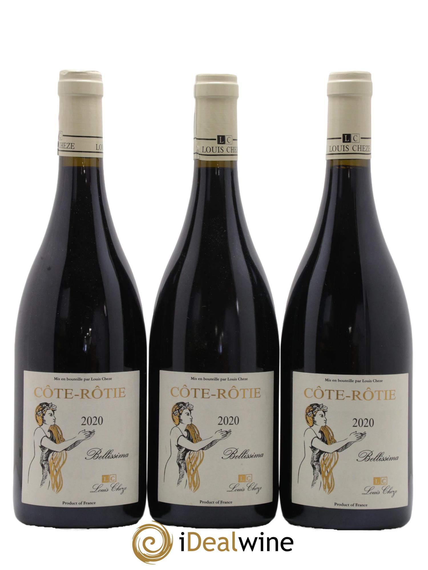 Côte-Rôtie Bellissima Louis Cheze (Domaine) 2020 - Lotto di 3 bottiglie - 0