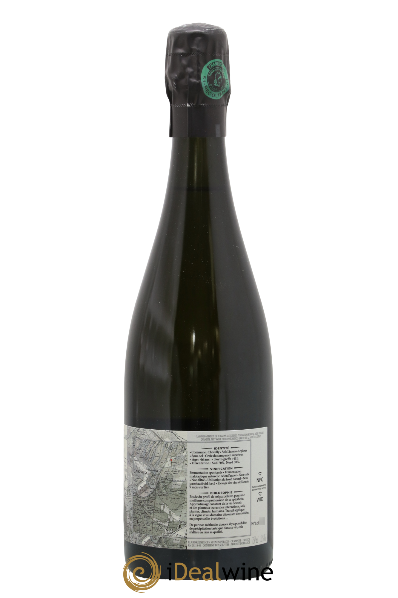 Grand Cru Extra-Brut Blanc de Blancs Le Mont-Aigu Suenen 2017 - Lot de 1 bouteille - 1