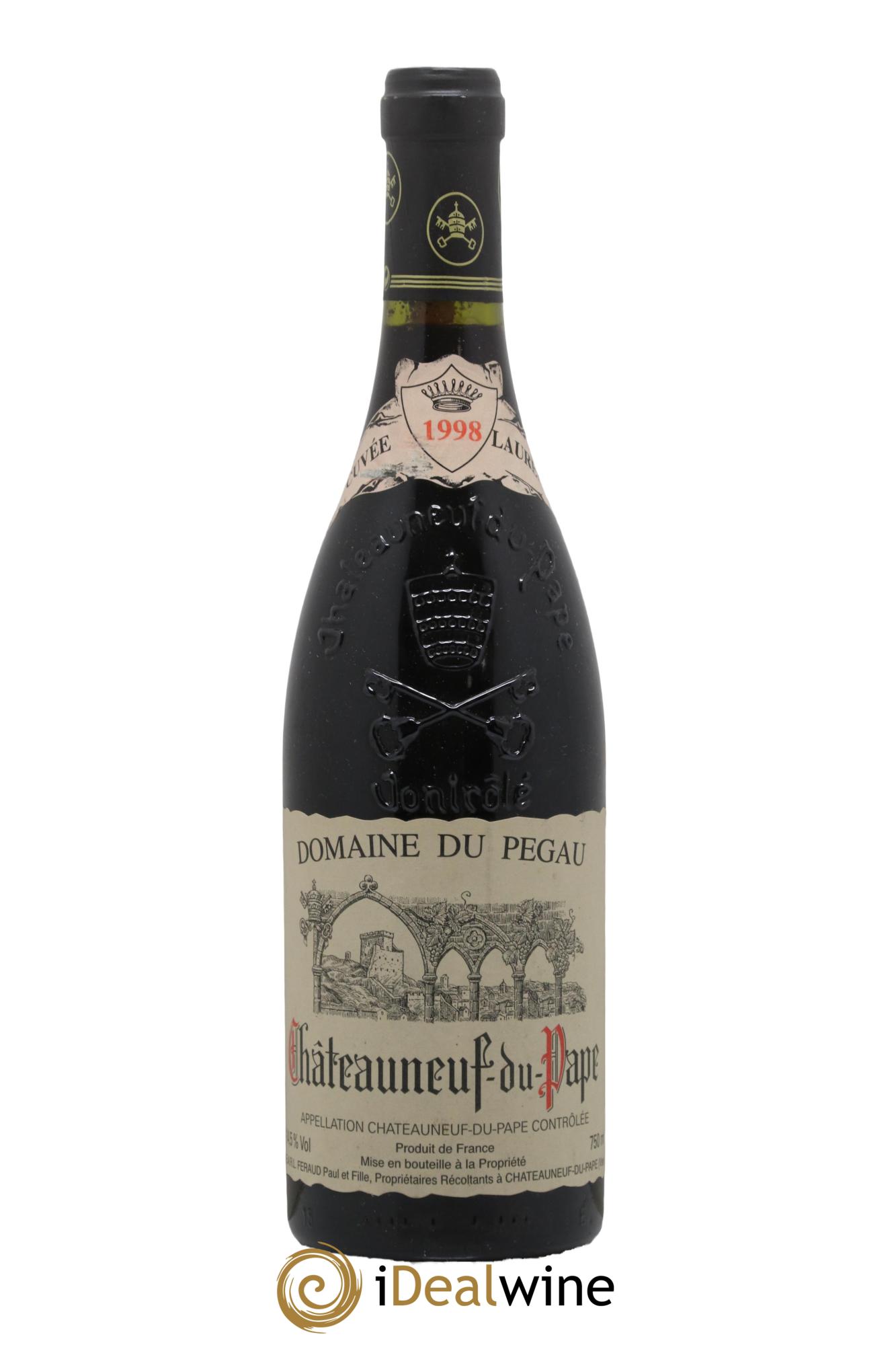Châteauneuf-du-Pape Domaine du Pégau Cuvée Laurence Paul et Laurence Féraud 1998 - Lot of 1 bottle - 0