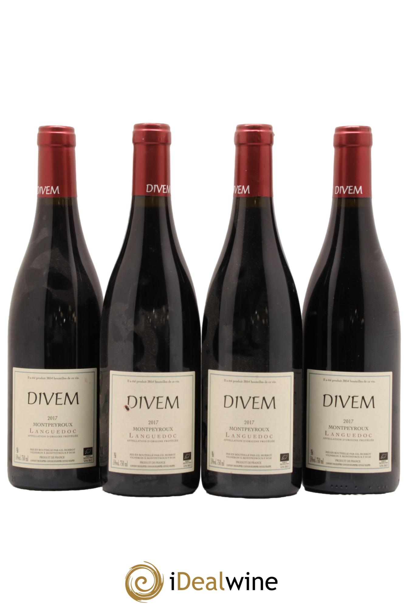 Languedoc Montpeyroux Divem Gil Morrot 2017 - Lot de 4 bouteilles - 0
