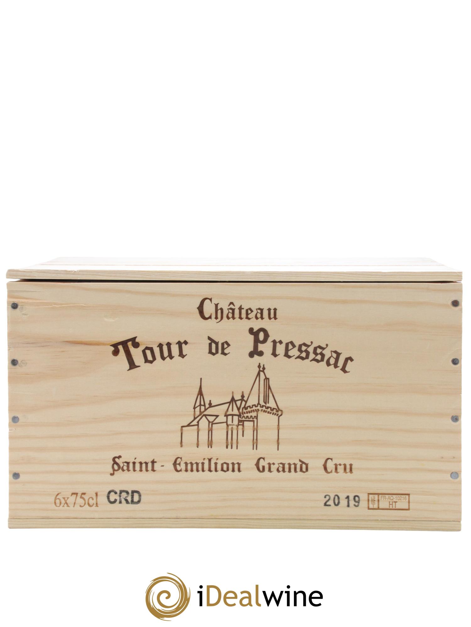 Château de Pressac Grand Cru Classé 2019 - Lot of 6 bottles - 1