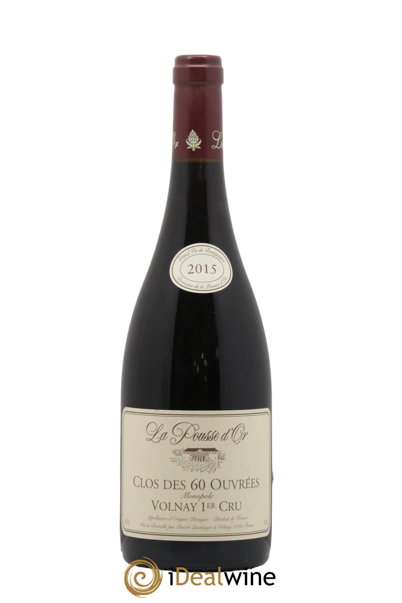 Volnay 1er Cru Clos des 60 ouvrées La Pousse d'Or (Domaine de) 2015 - Lotto di 1 bottiglia - 0