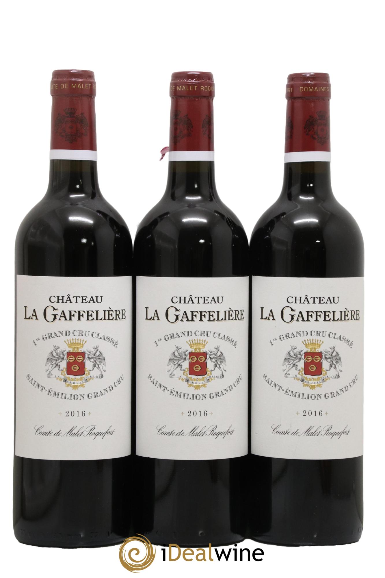 Château la Gaffelière 1er Grand Cru Classé B 2016 - Lot de 3 bouteilles - 0