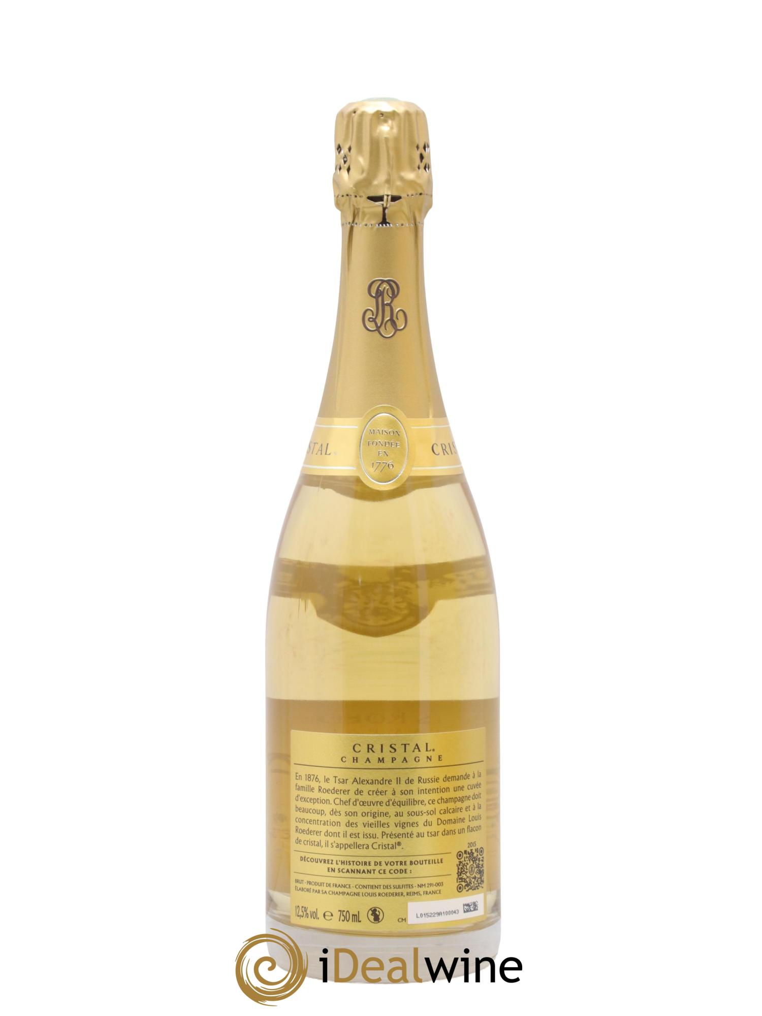 Cristal Louis Roederer 2015 - Lot de 1 bouteille - 2