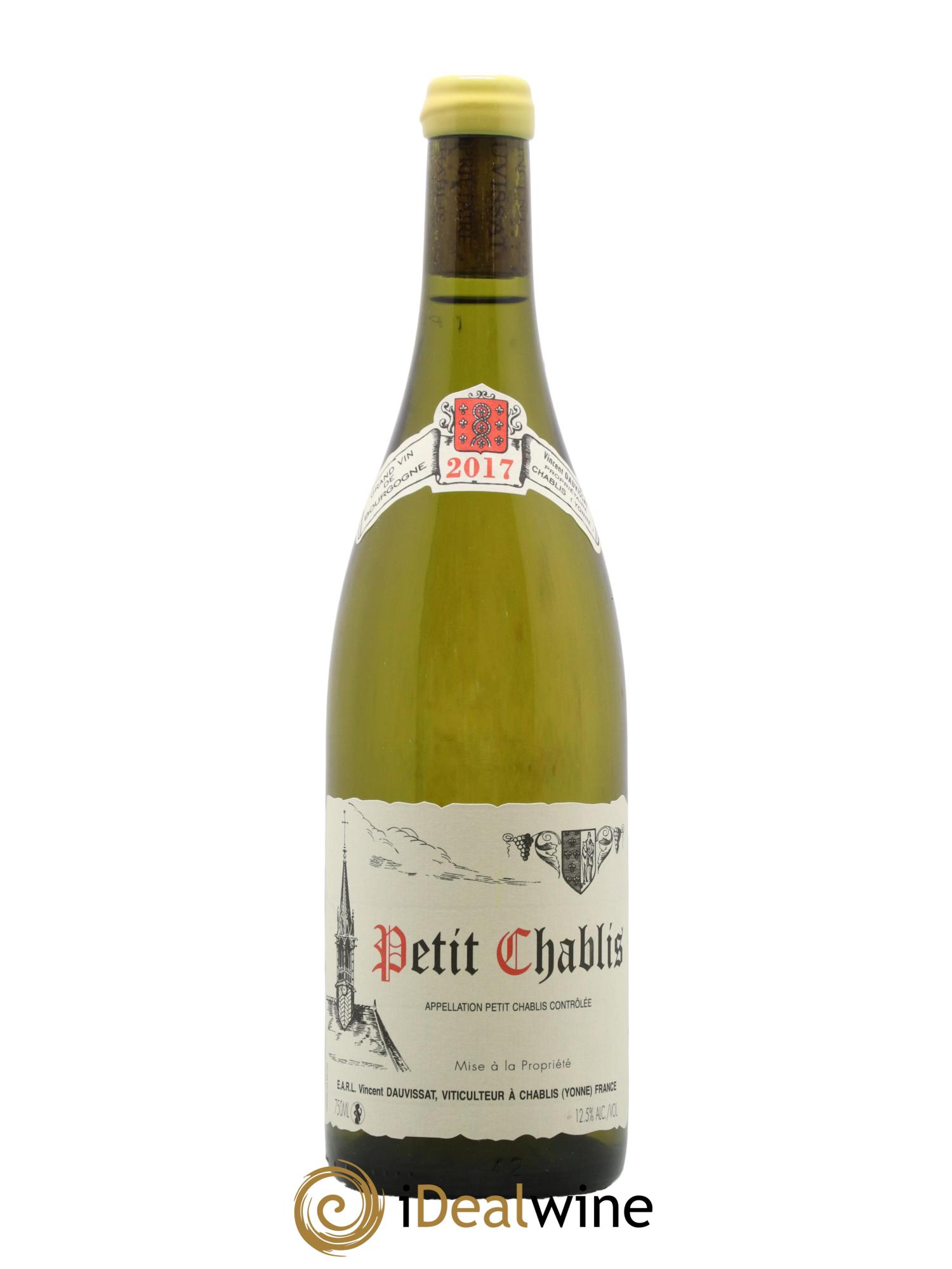 Petit Chablis Vincent Dauvissat (Domaine) 2017 - Lot de 1 bouteille - 0