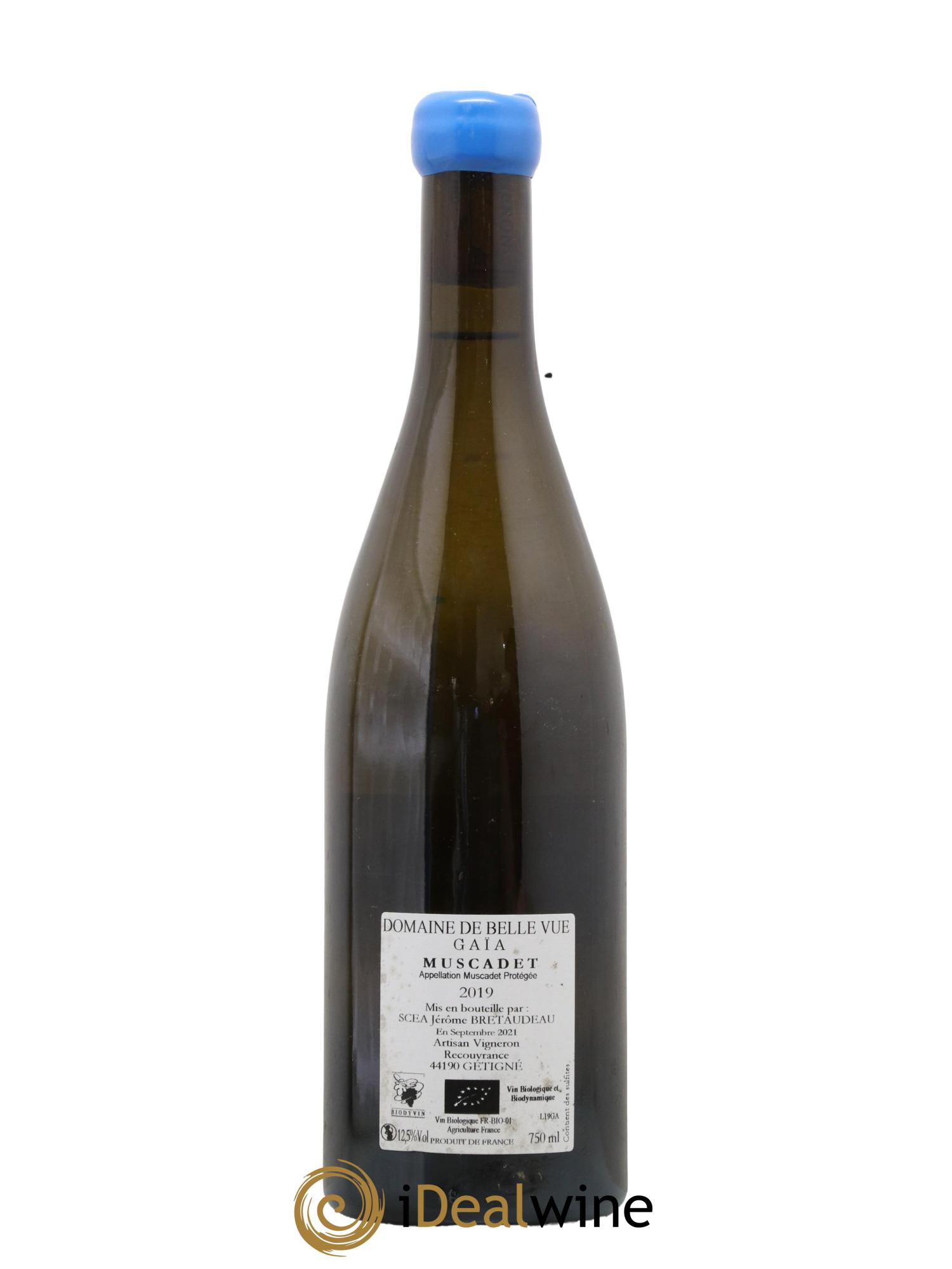 Muscadet-Sèvre-et-Maine Gaia Jérôme Bretaudeau - Domaine de Bellevue 2019 - Lot de 1 bouteille - 1