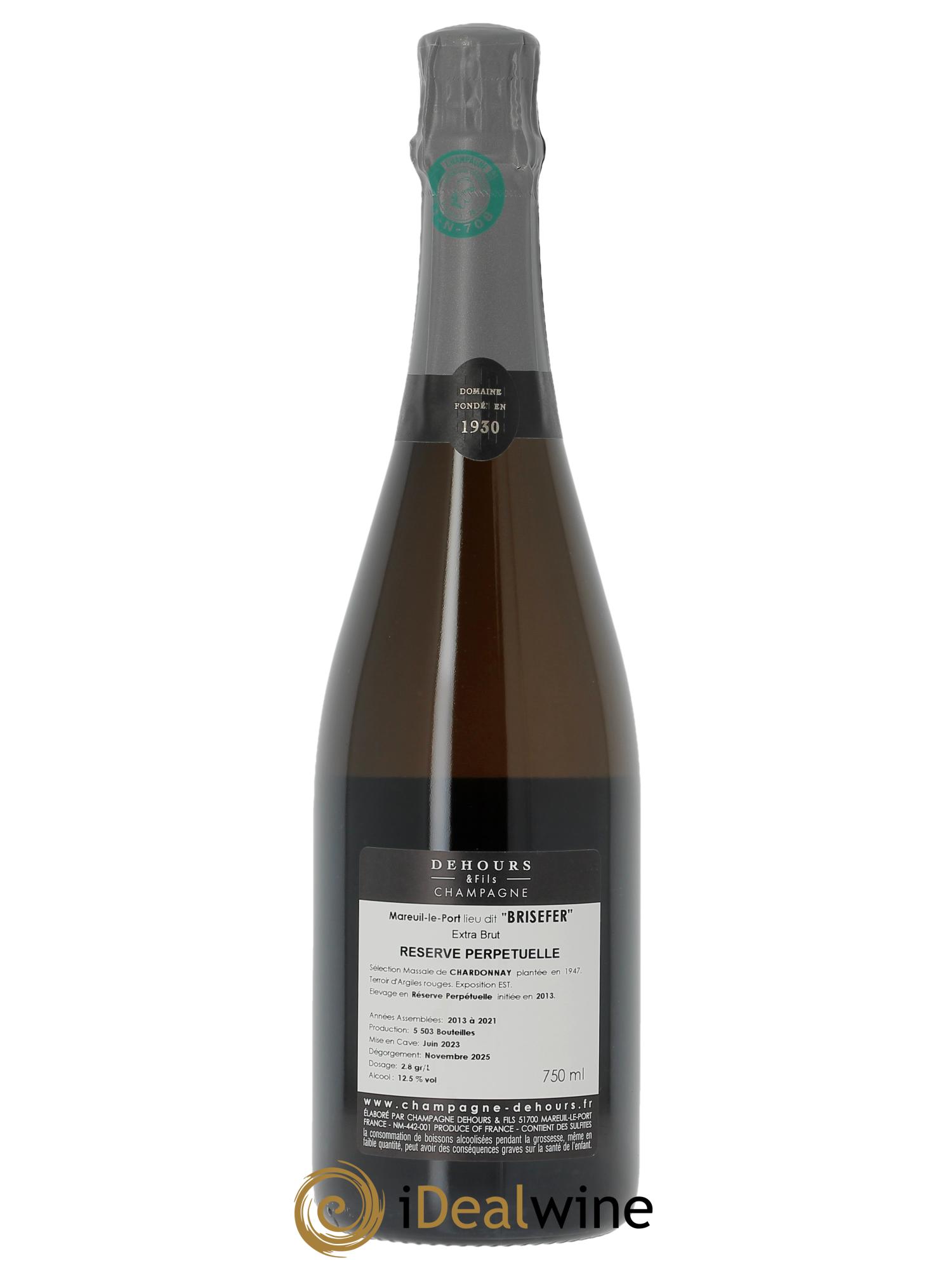 Lieu-dit Brisefer Extra-Brut Dehours & Fils - Lote de 1 botella - 1