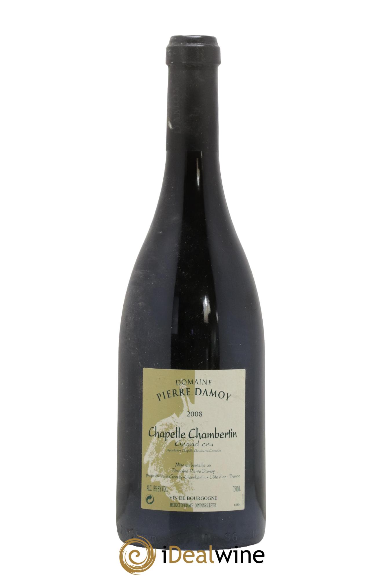 Chapelle-Chambertin Grand Cru Pierre Damoy 2008 - Lot de 1 bouteille - 0