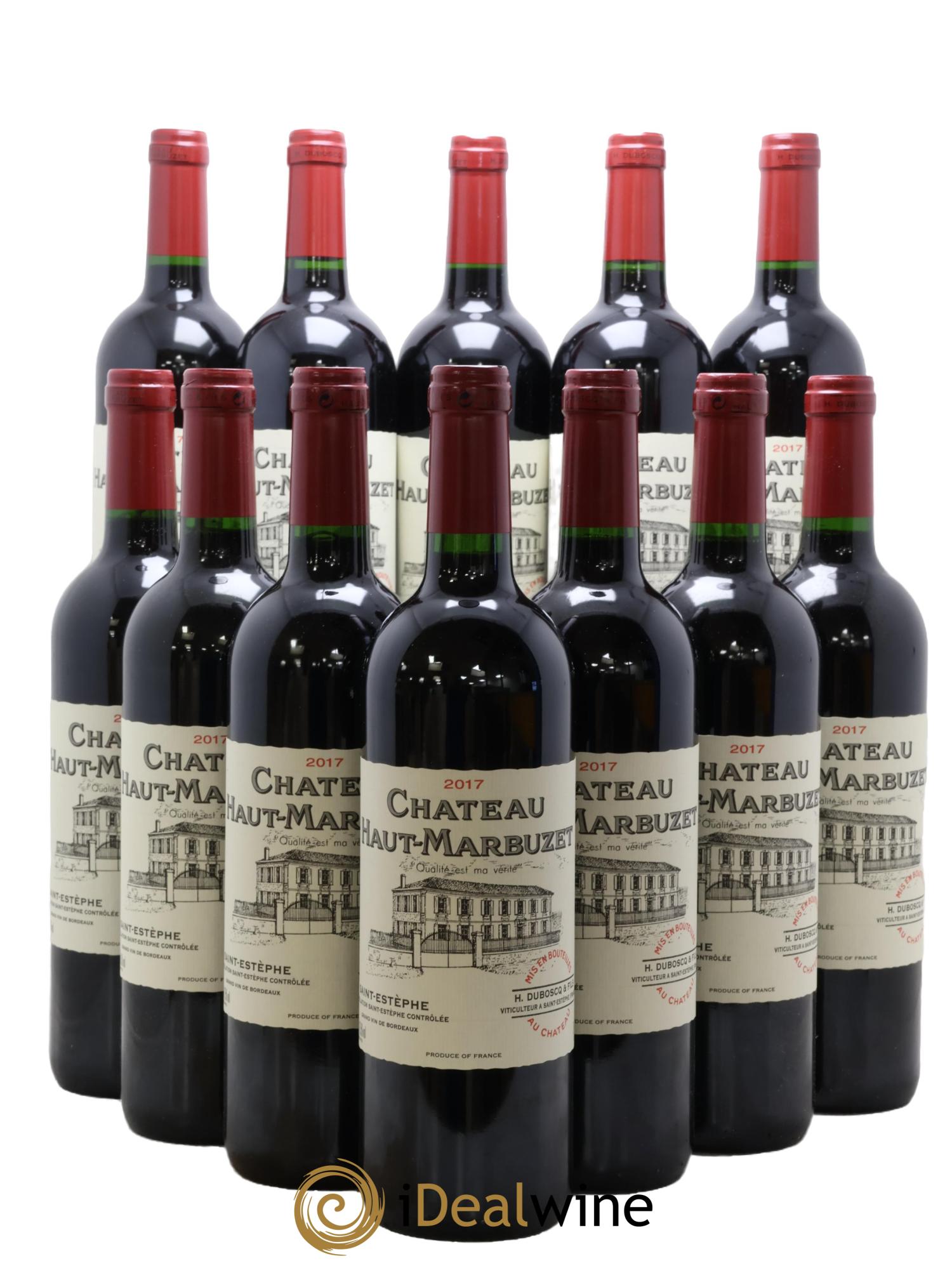 Château Haut Marbuzet 2017 - Lot de 12 bouteilles - 0