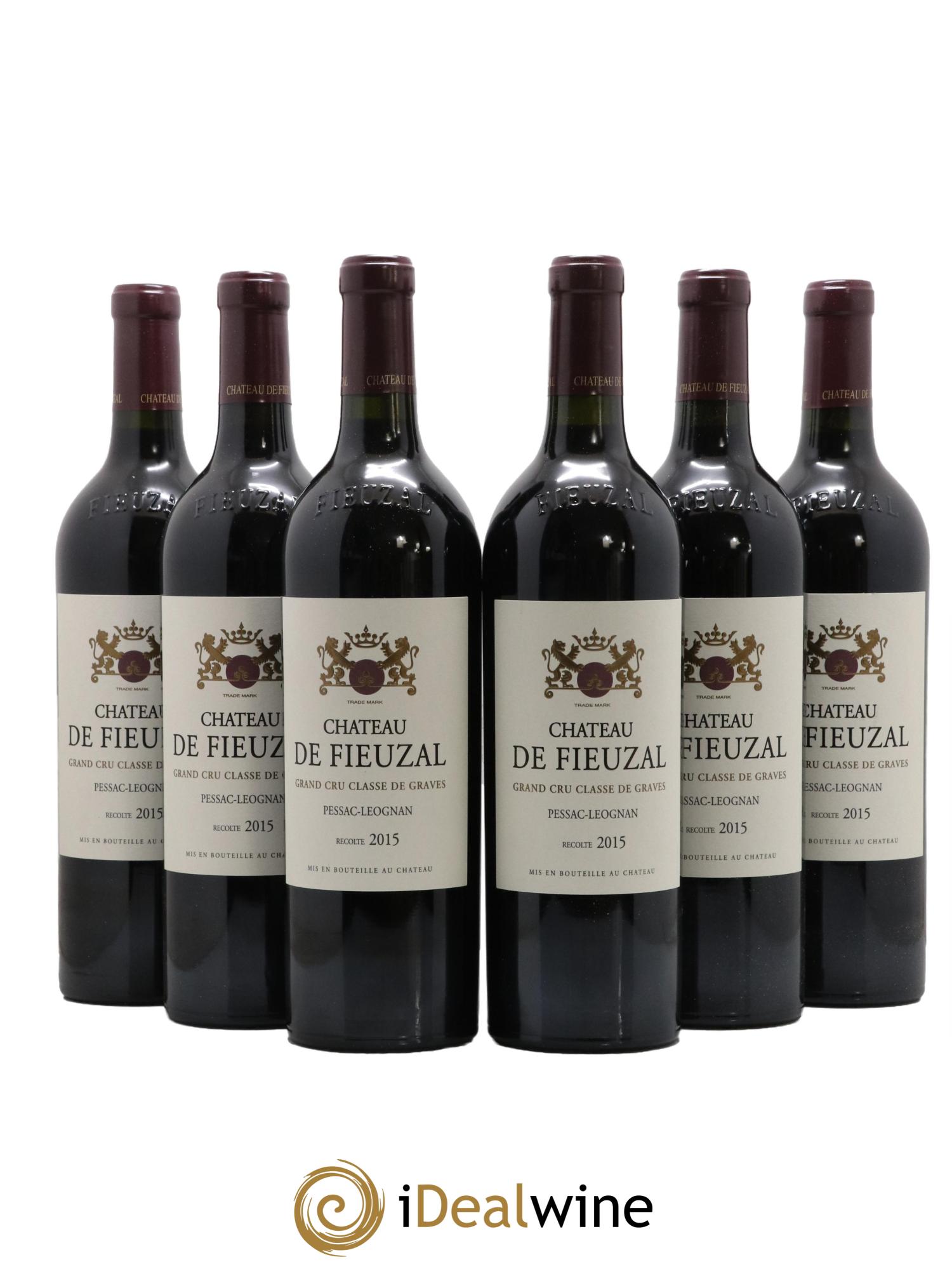 Château de Fieuzal Cru Classé de Graves 2015 - Lot de 6 bouteilles - 0