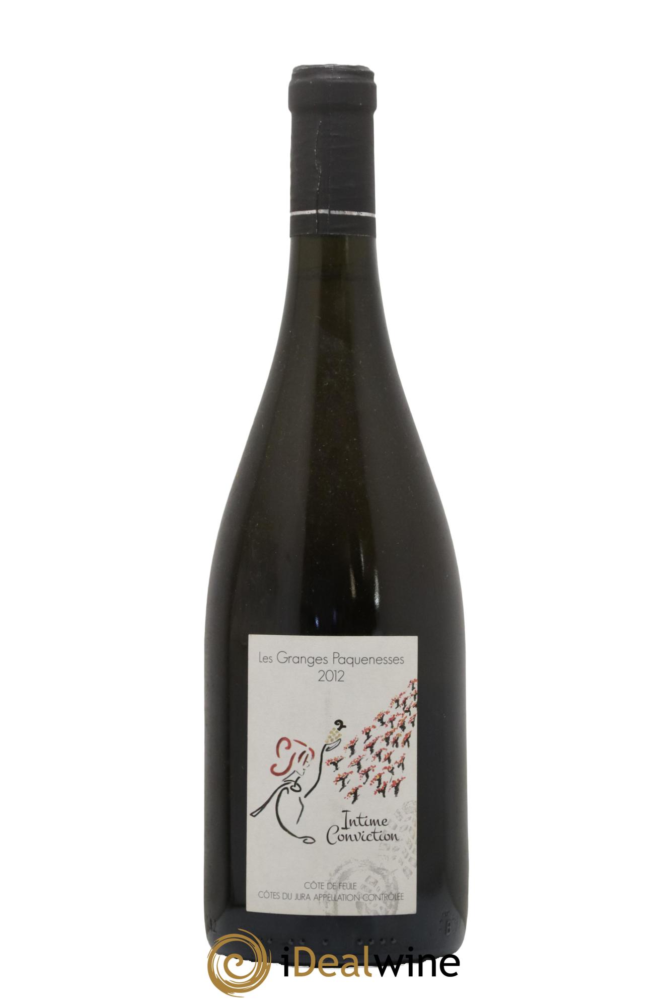 Côtes du Jura Intime Conviction Les Granges Paquenesses 2012 - Lot de 1 bouteille - 0