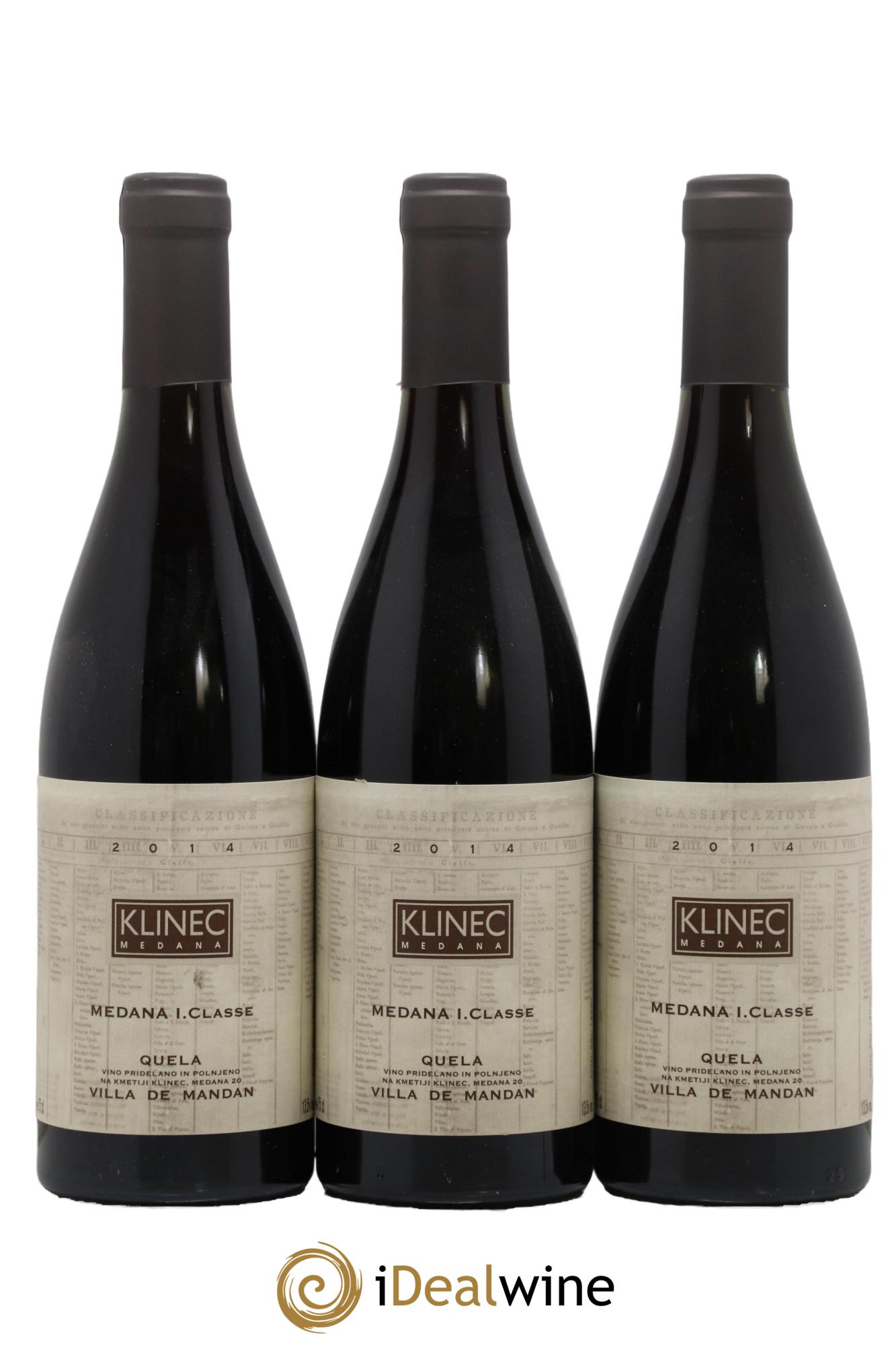 Divers Slovénie Klinec Quela Villa de Mandan 2014 - Posten von 3 Flaschen - 0