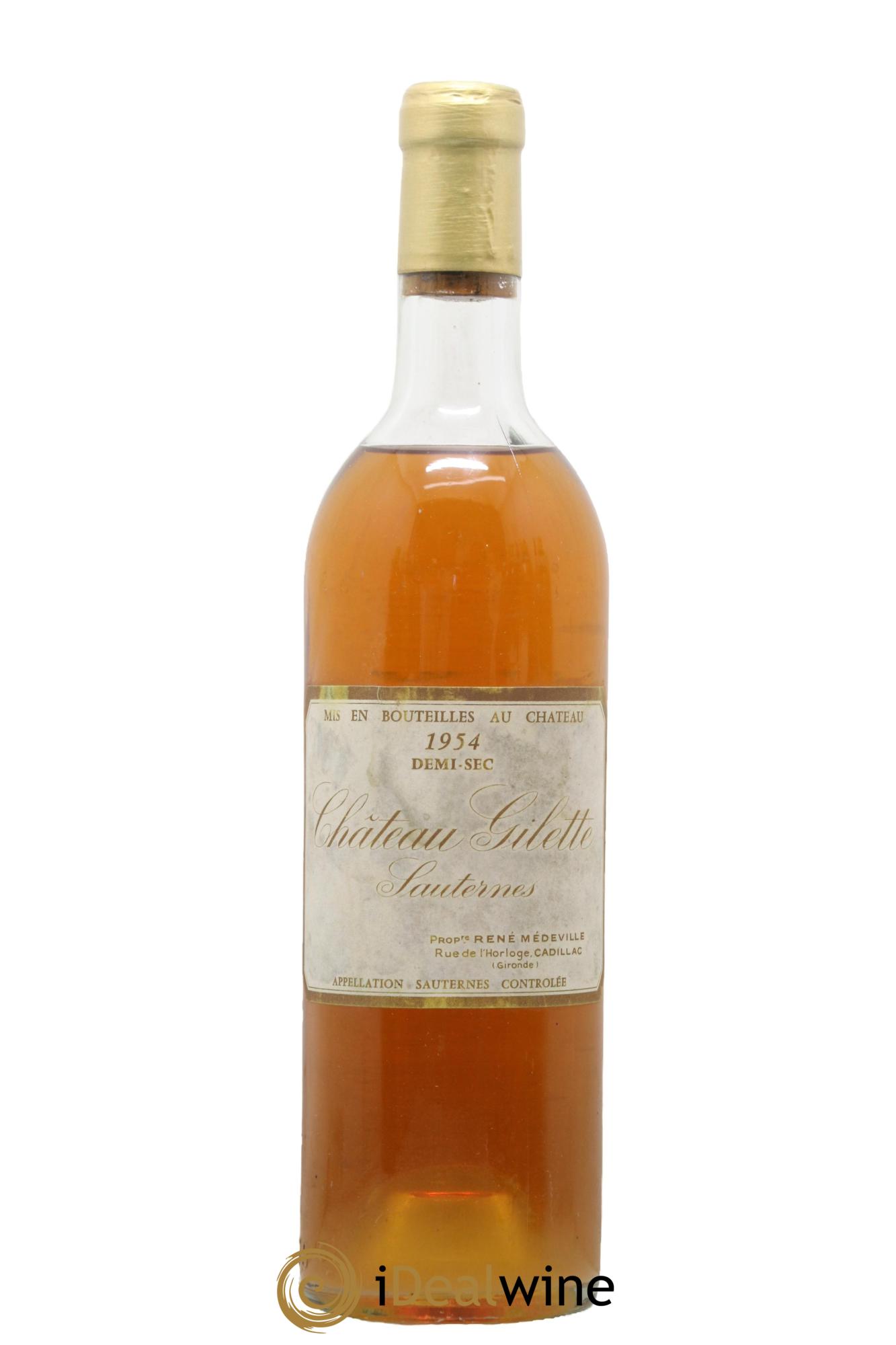 Château Gilette 1954 - Lotto di 1 bottiglia - 0