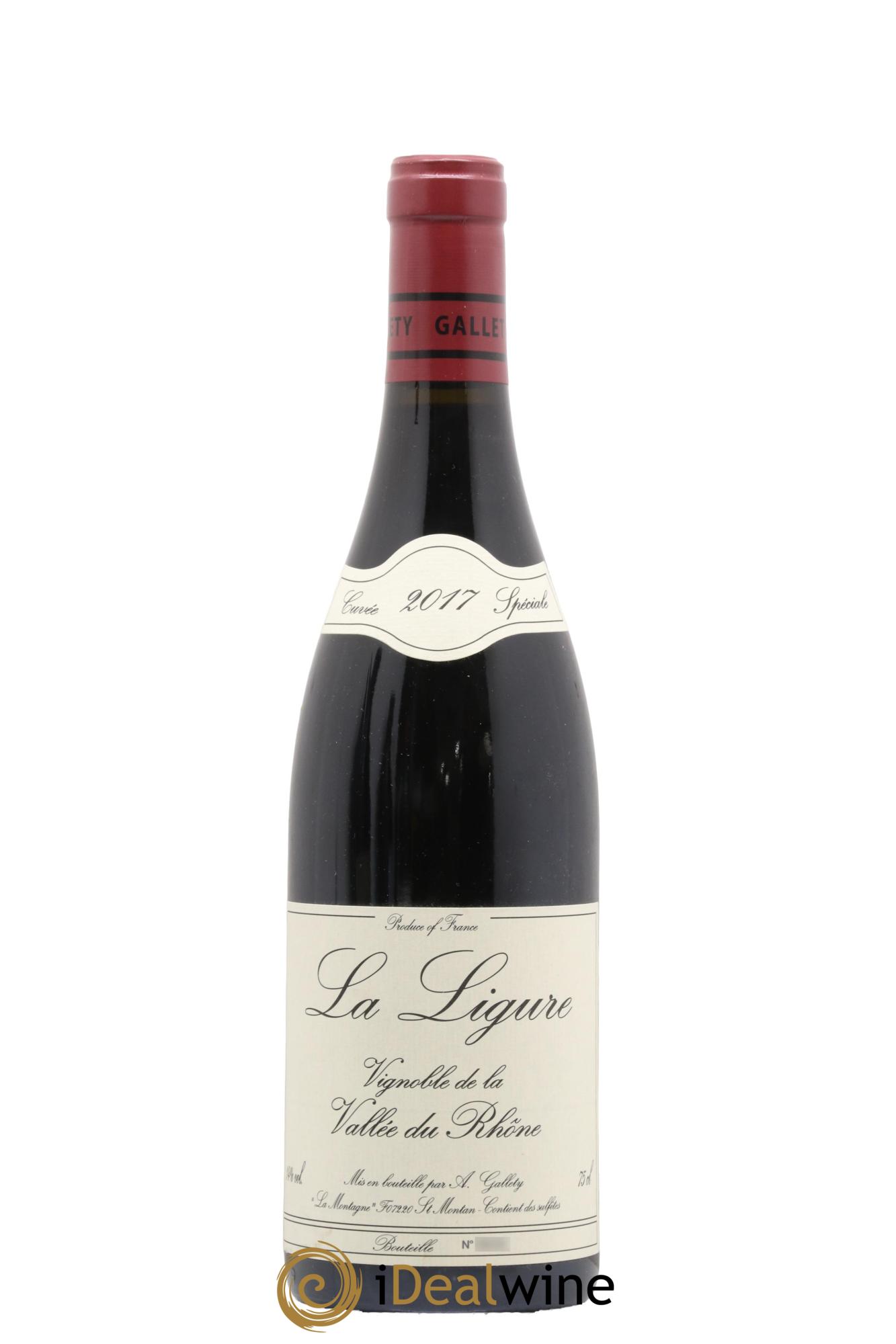 Côtes du Vivarais La Ligure Gallety (Domaine) 2017 - Lot de 1 bouteille - 0