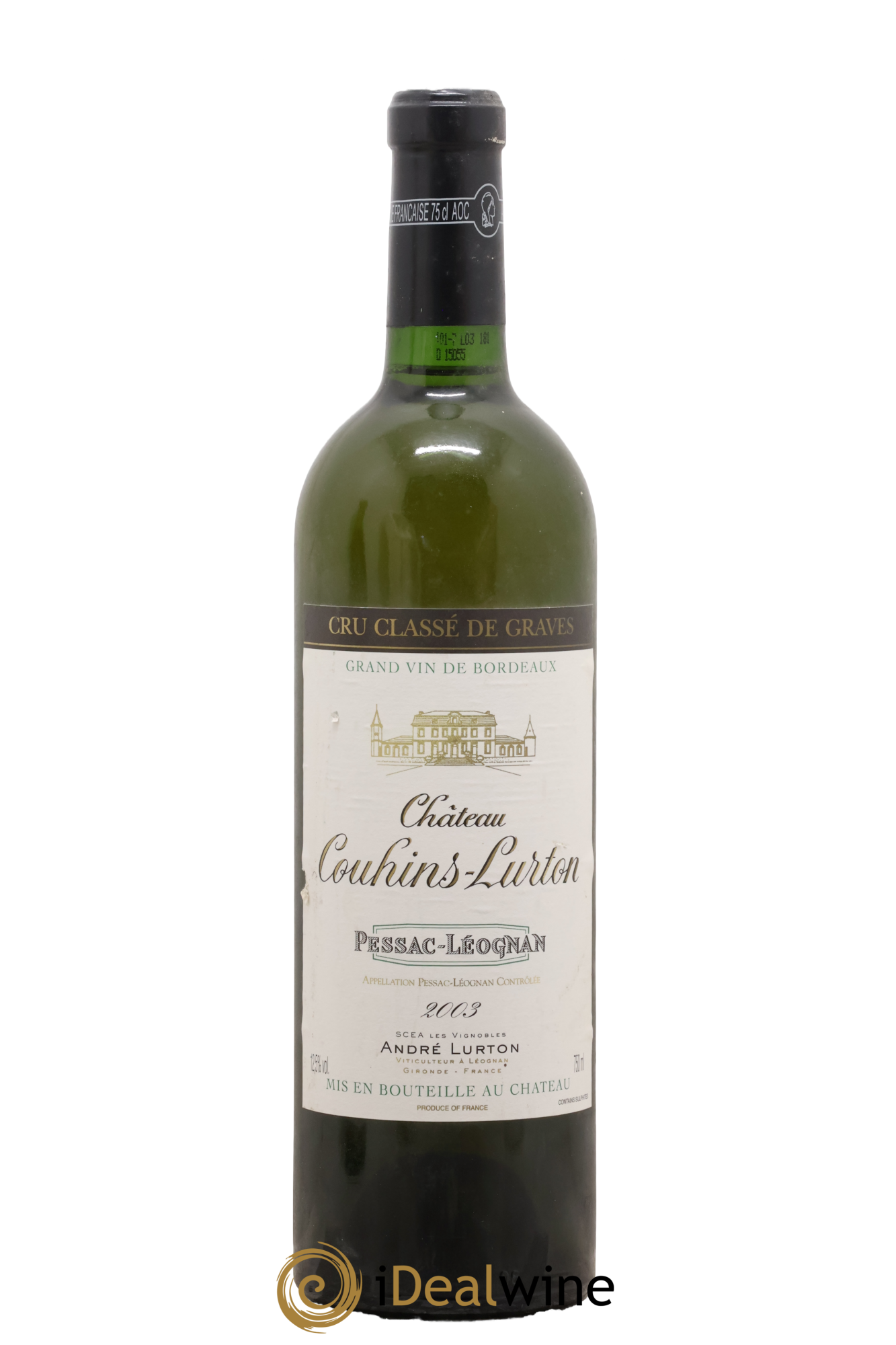 Château Couhins-Lurton Cru Classé de Graves 2003 - Lotto di 1 bottiglia - 0
