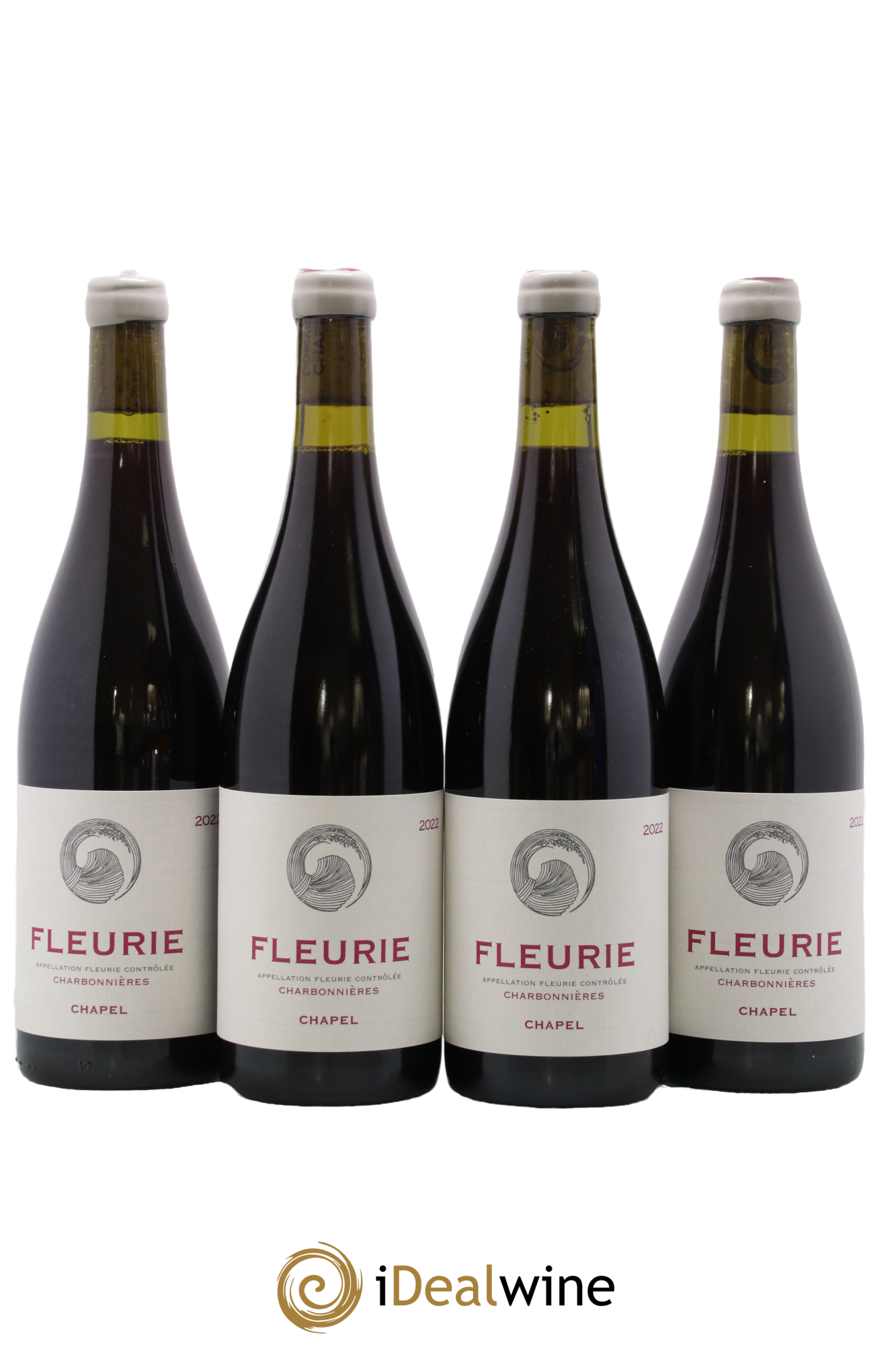 Fleurie Charbonnières Domaine Chapel 2022 - Lot of 4 bottles - 0