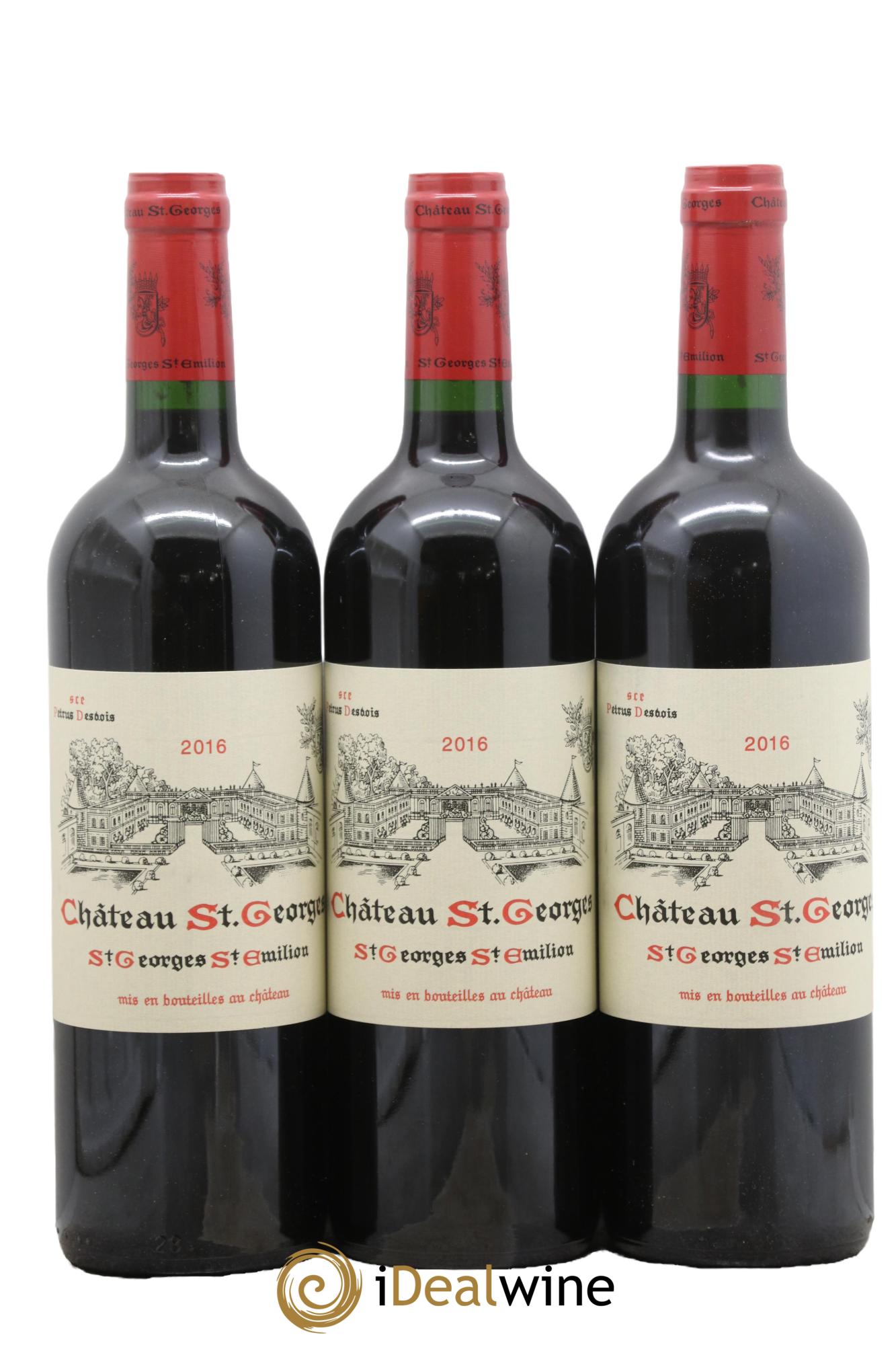 Château Saint-Georges 2016 - Lot de 3 bouteilles - 0