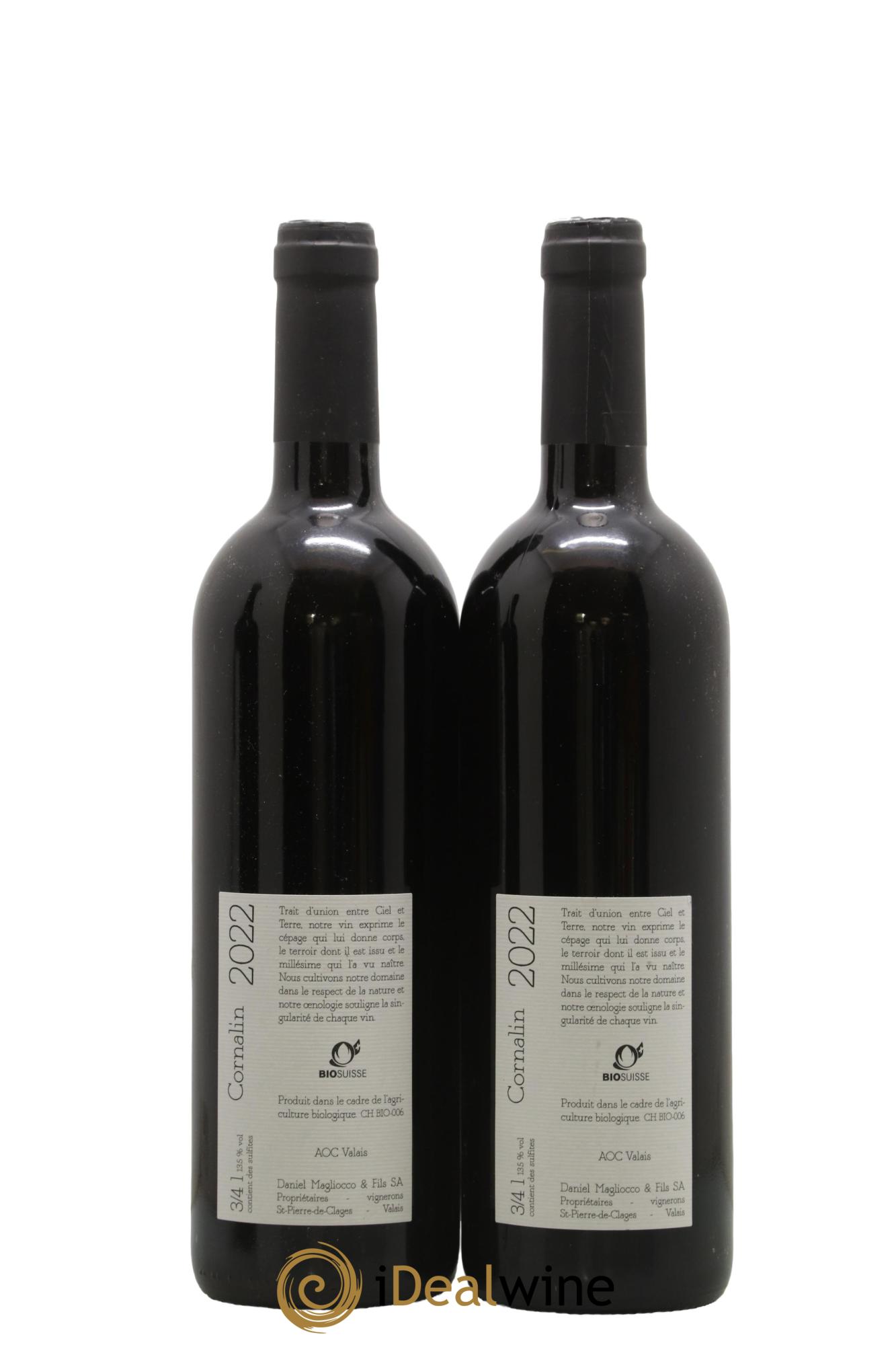 Valais Saint-Pierre-de-Clages Cornalin Daniel Magliocco & Fils 2022 - Posten von 2 Flaschen - 1