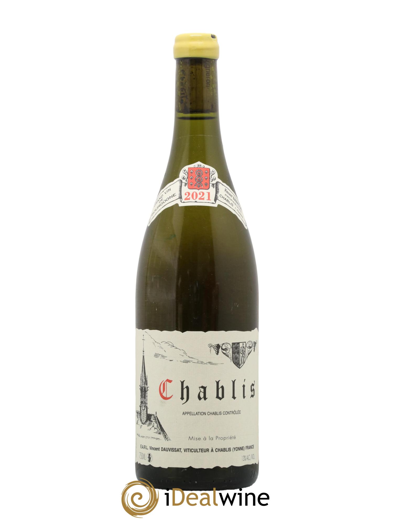 Chablis Vincent Dauvissat (Domaine) 2021 - Lot de 1 bouteille - 0