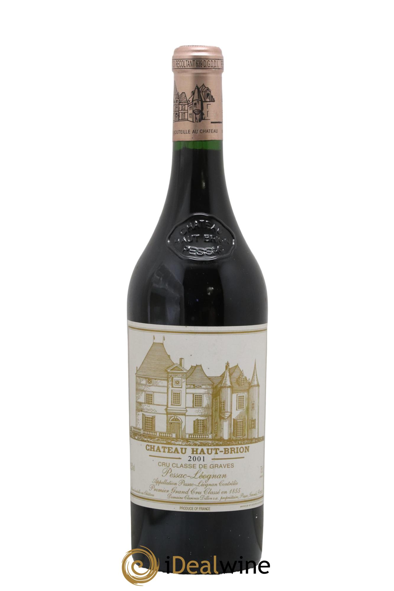 Château Haut Brion 1er Grand Cru Classé 2001 - Lot of 1 bottle - 0