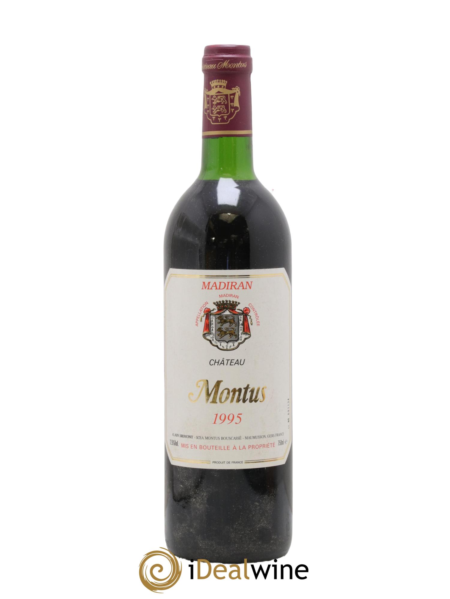Madiran Château Montus Alain Brumont 1995 - Lot of 1 bottle - 0