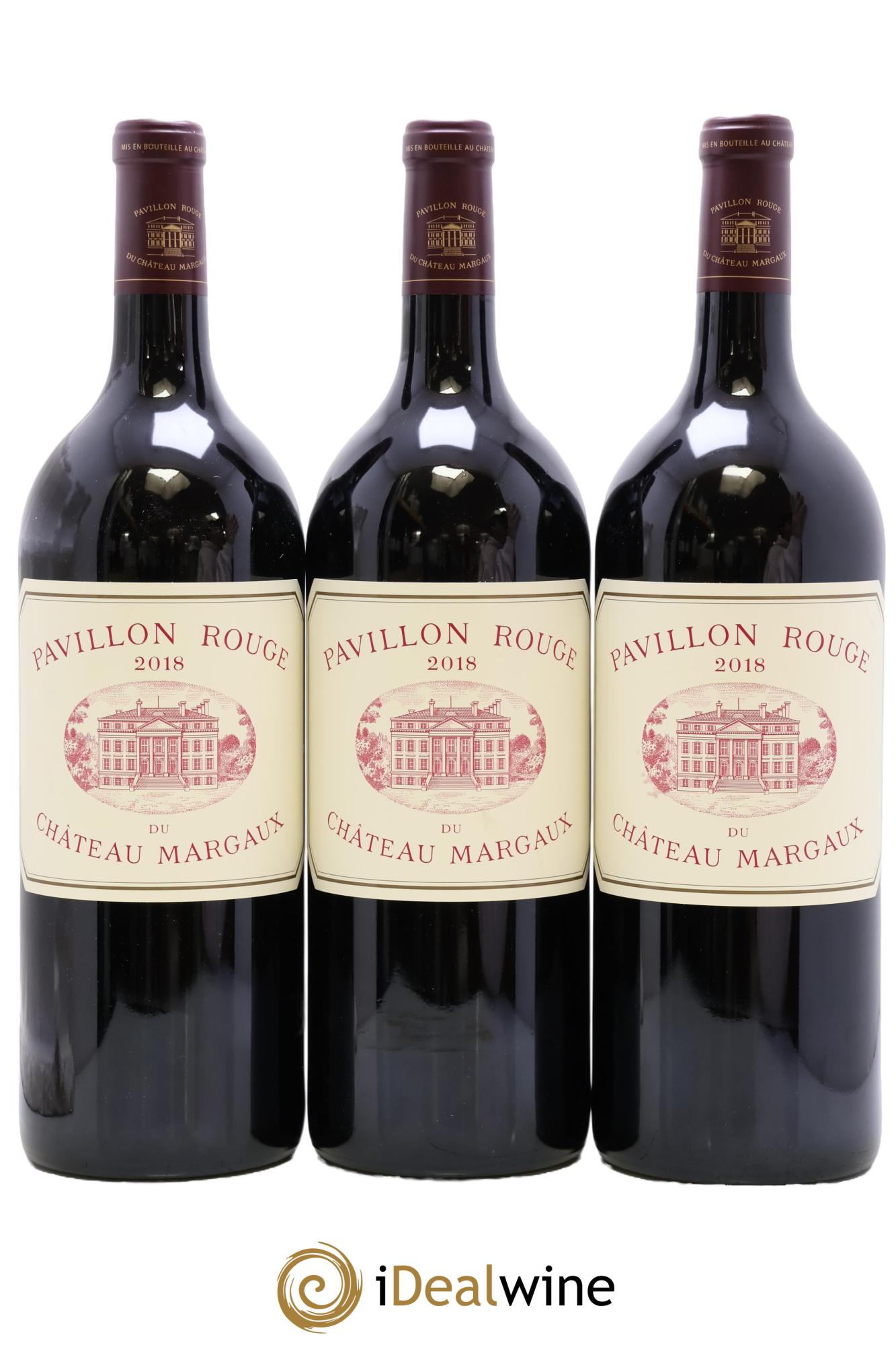 Pavillon Rouge du Château Margaux Second Vin 2018 - Lot of 3 magnums - 0