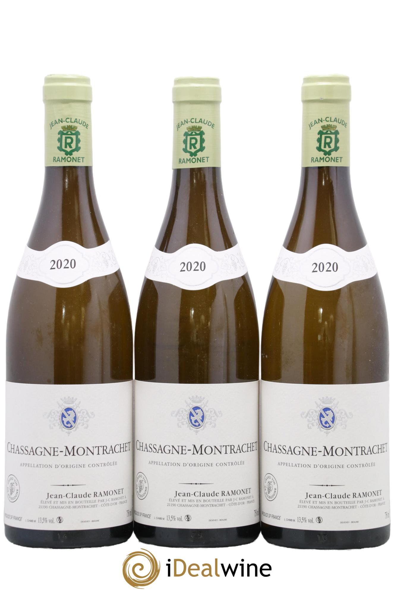 Chassagne-Montrachet Ramonet (Domaine) 2020 - Lot of 3 bottles - 0