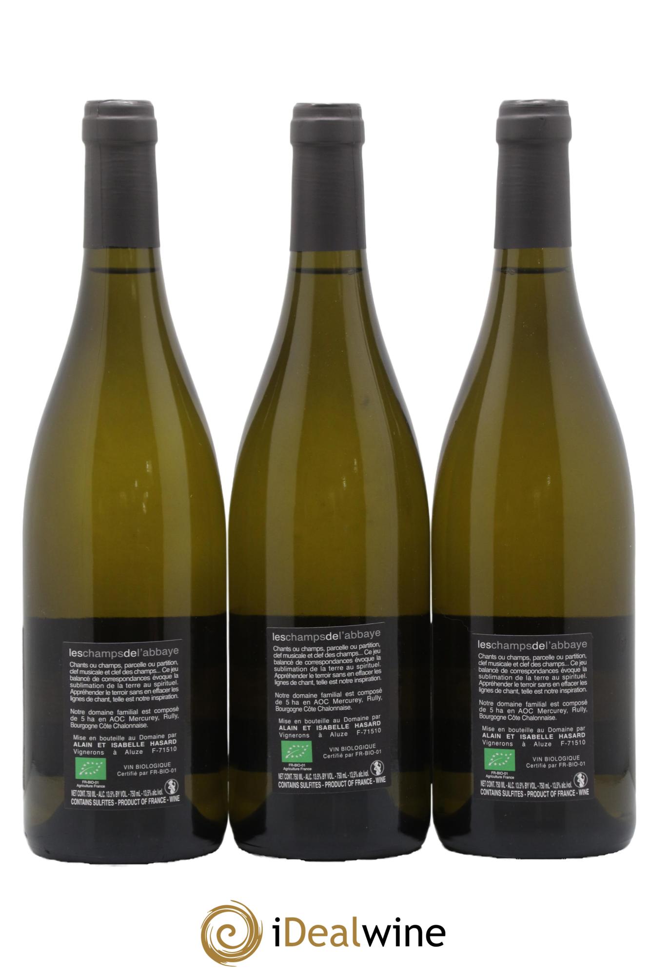 Bourgogne Côte Chalonnaise Les Amourettes Les Champs De L'Abbaye 2023 - Lot de 3 bouteilles - 1