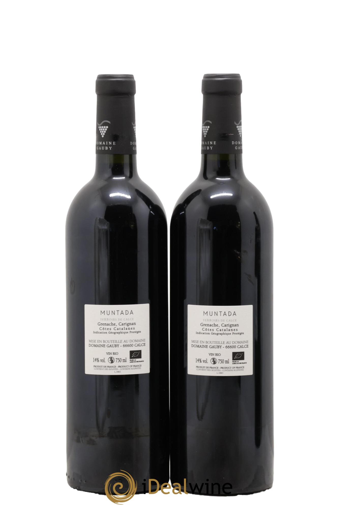 Côtes Catalanes (anciennement Côtes du Roussillon Villages) La Muntada Gauby (Domaine) 2018 - Lot of 2 bottles - 1