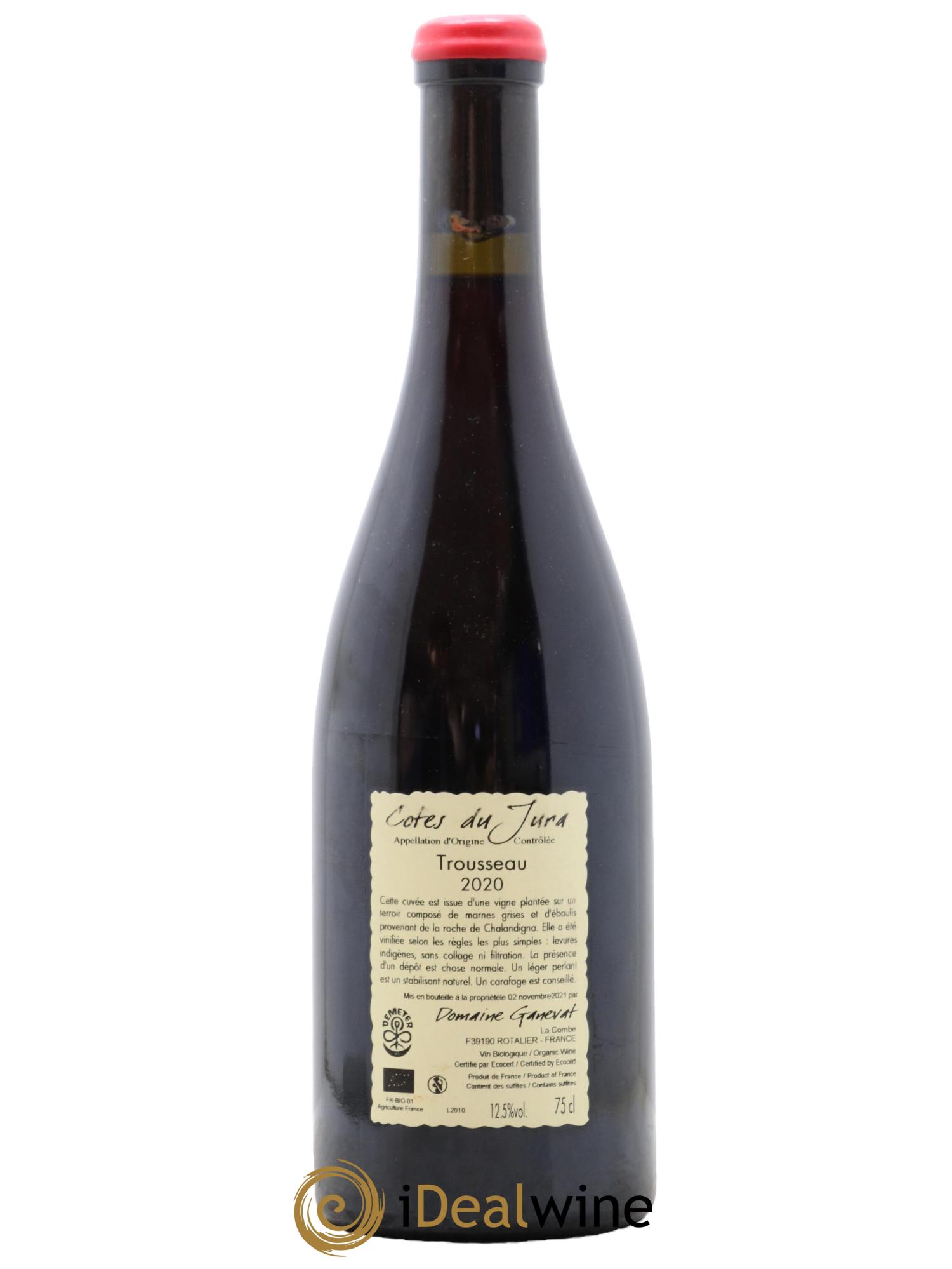 Côtes du Jura Plein Sud Jean-François Ganevat (Domaine) 2020 - Lot de 1 bouteille - 1
