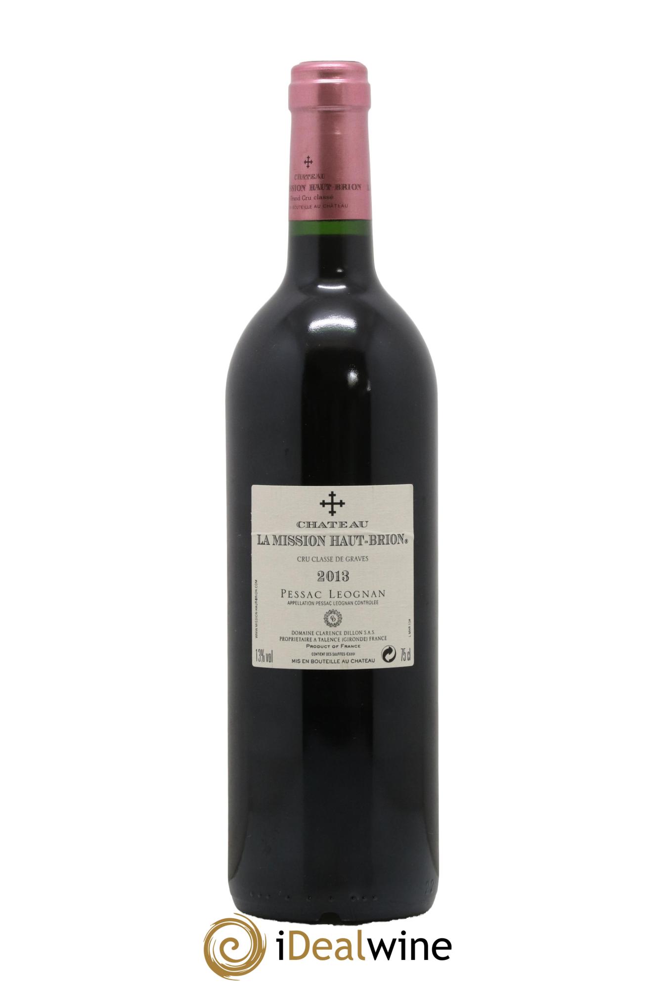 Château la Mission Haut-Brion Cru Classé de Graves  2013 - Lot of 1 bottle - 1