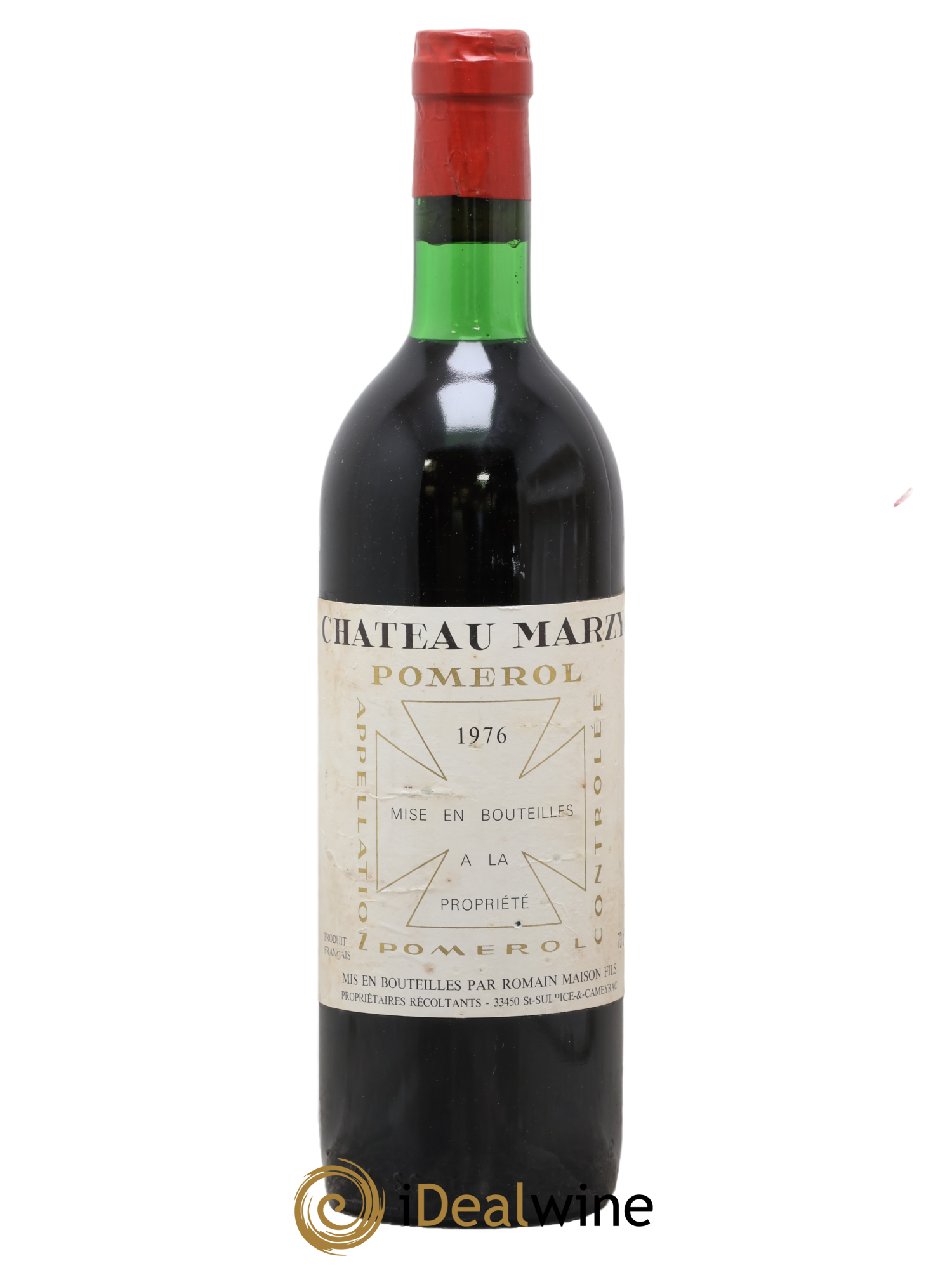 Pomerol Château Marzy 1976 - Lot de 1 bouteille - 0