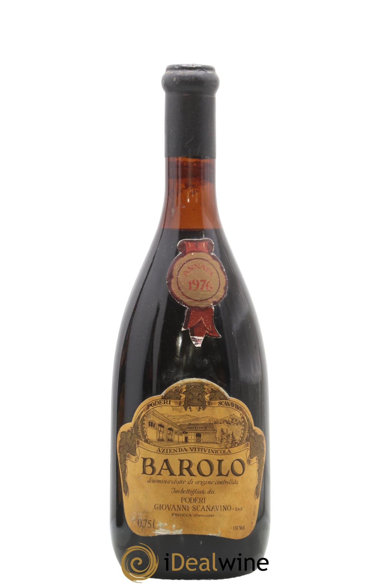 Barolo DOCG Scanavino Giovanni 1976 - Lot de 1 bouteille - 0