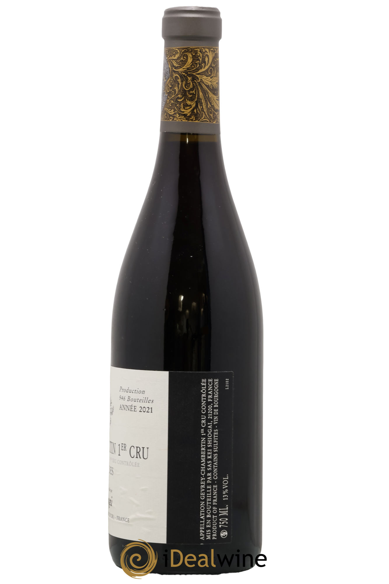 Gevrey-Chambertin 1er Cru Cherbaudes Kei Shiogai 2021 - Lot de 1 bouteille - 1