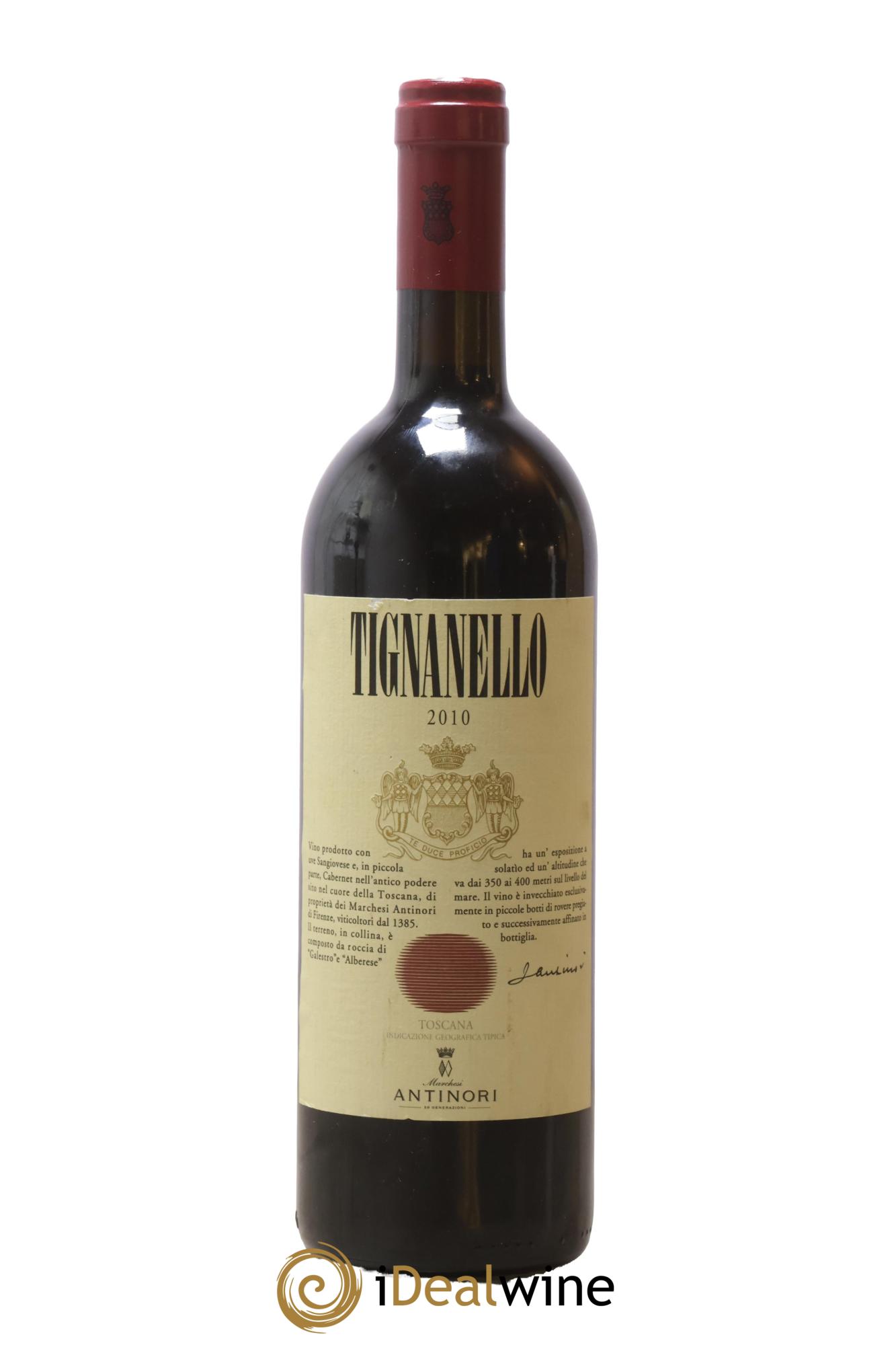 Toscana IGT Tignanello Tenuta Tignanello - Marchesi Antinori 2010 - Lotto di 1 bottiglia - 0