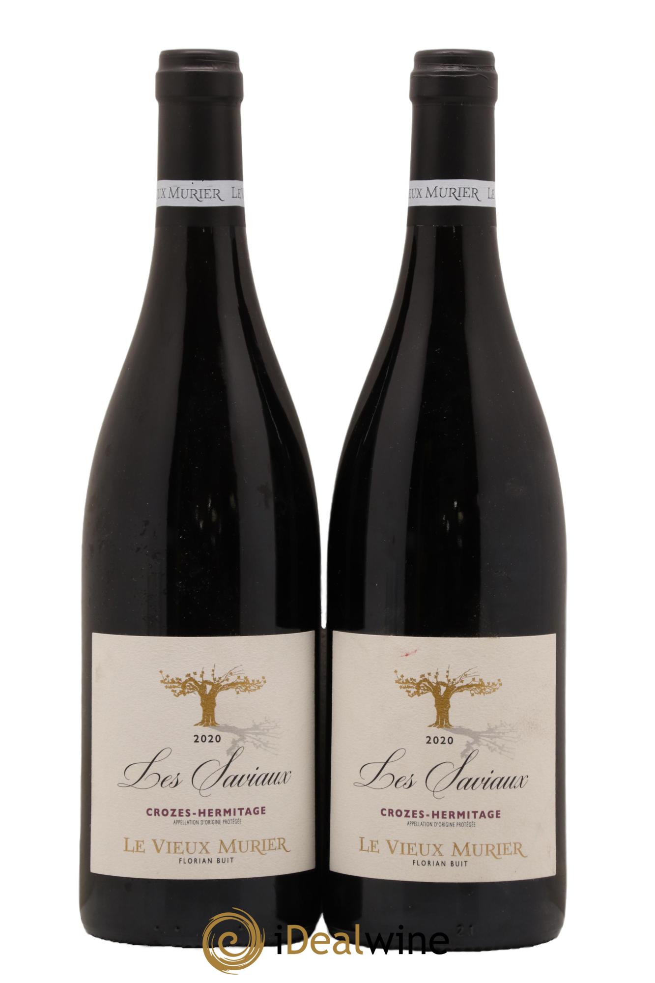 Crozes-Hermitage Les Saviaux Le Vieux Murier Florian Buit 2020 - Lot de 2 bouteilles - 0