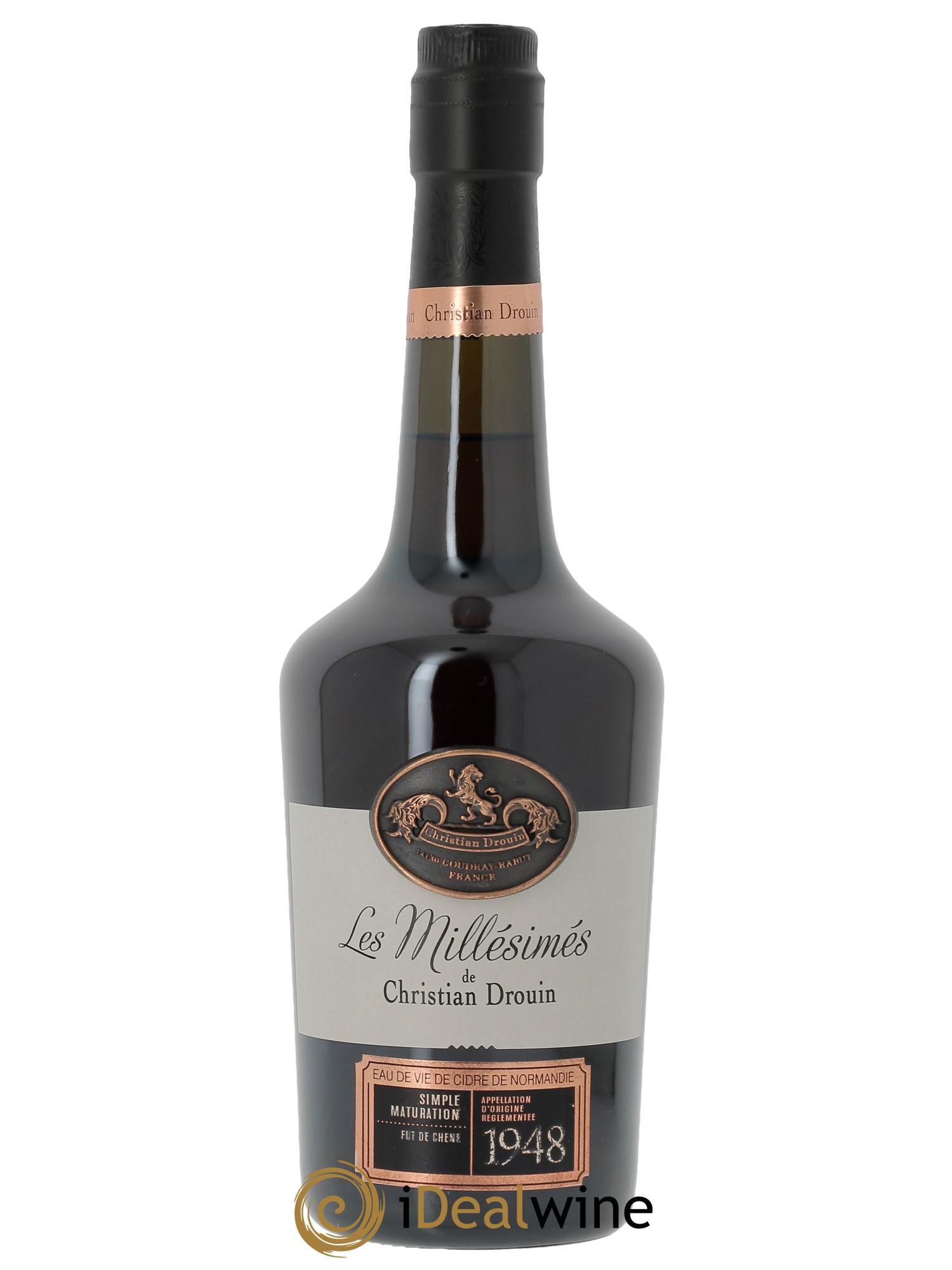 Calvados Christian Drouin 1948 Pays d'Auge - Lot de 1 bouteille - 2