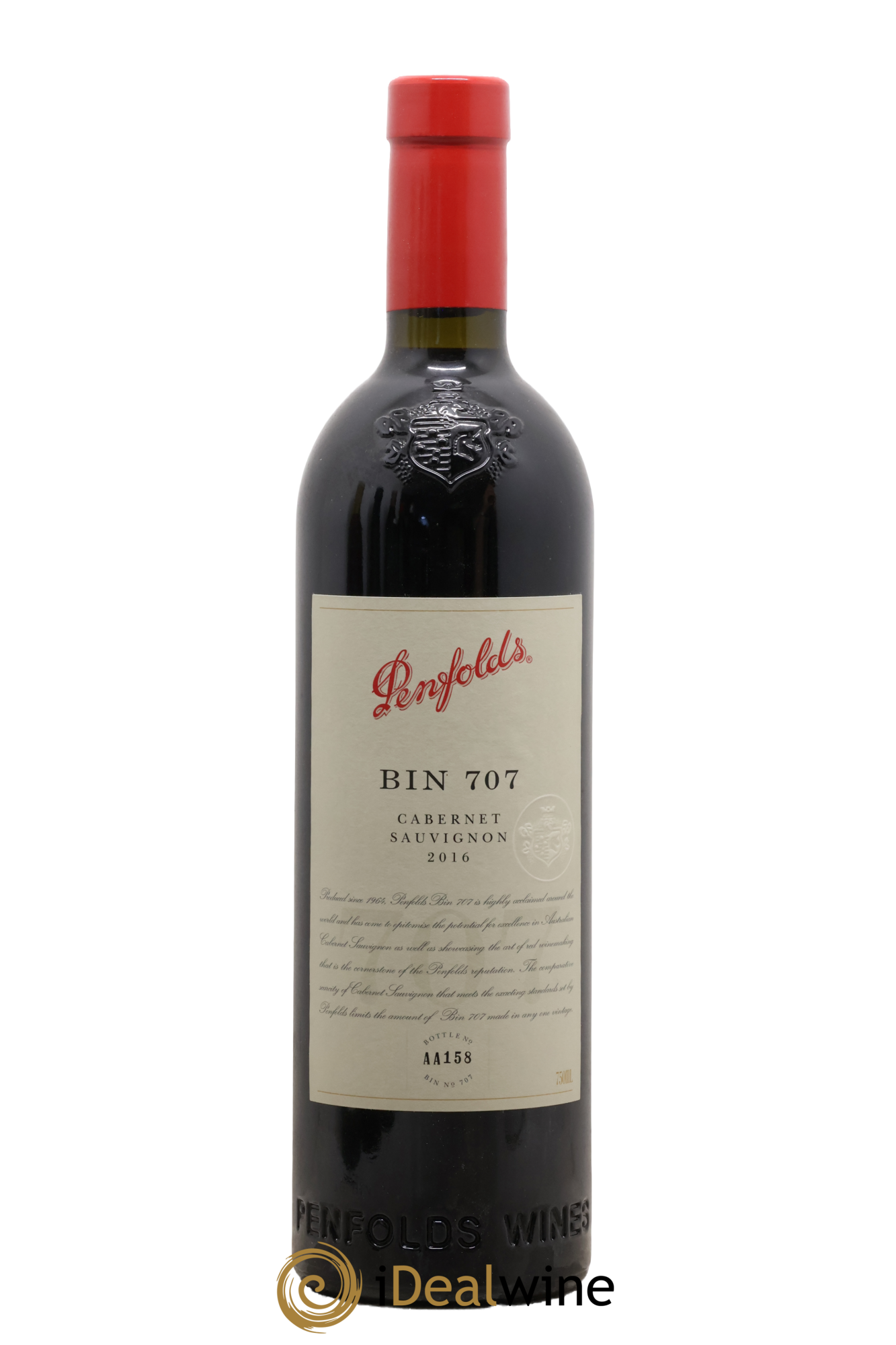 South Australia Penfolds Wines Bin 707 Cabernet Sauvignon 2016 - Lotto di 1 bottiglia - 0