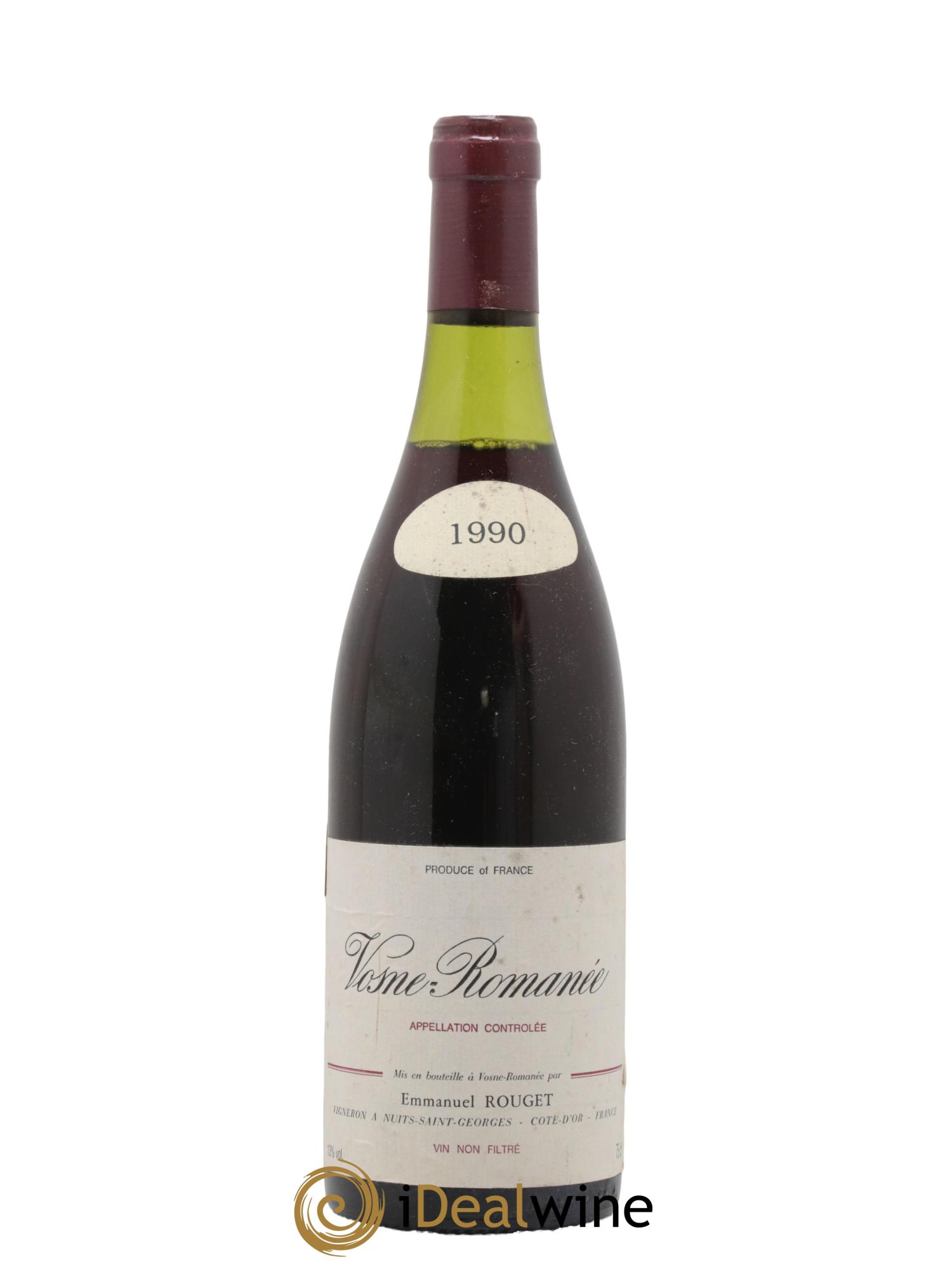 Vosne-Romanée Emmanuel Rouget 1990 - Lotto di 1 bottiglia - 0
