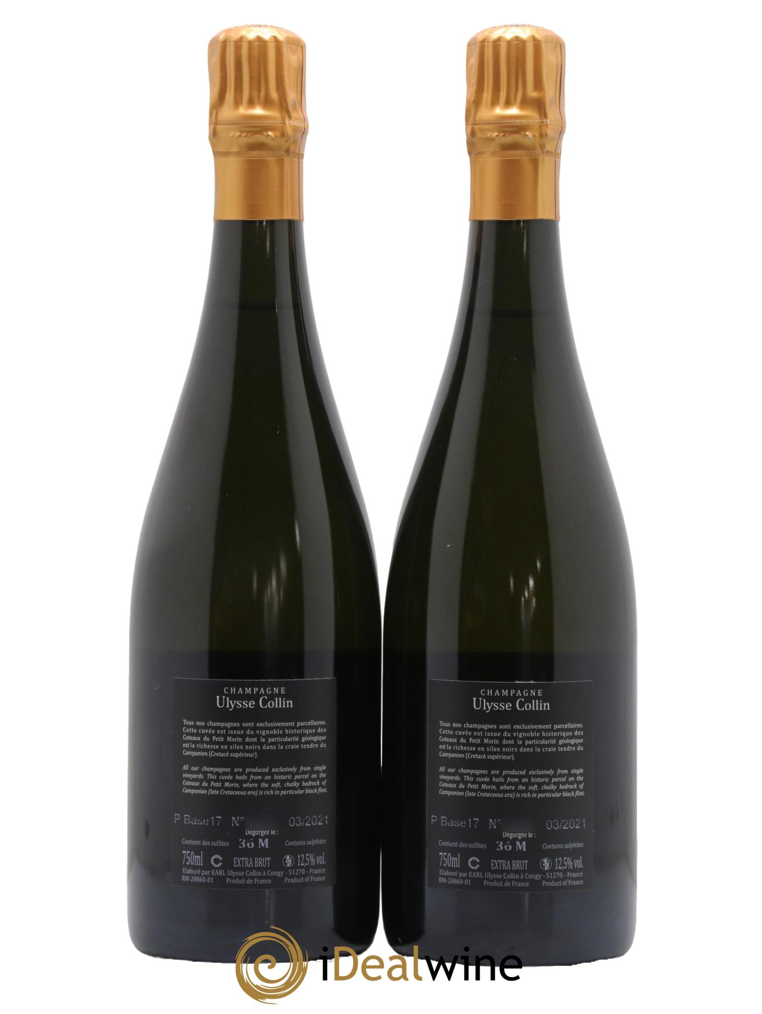 Les Pierrières Blancs de Blancs Extra-Brut Ulysse Collin - Lot de 2 bouteilles - 1