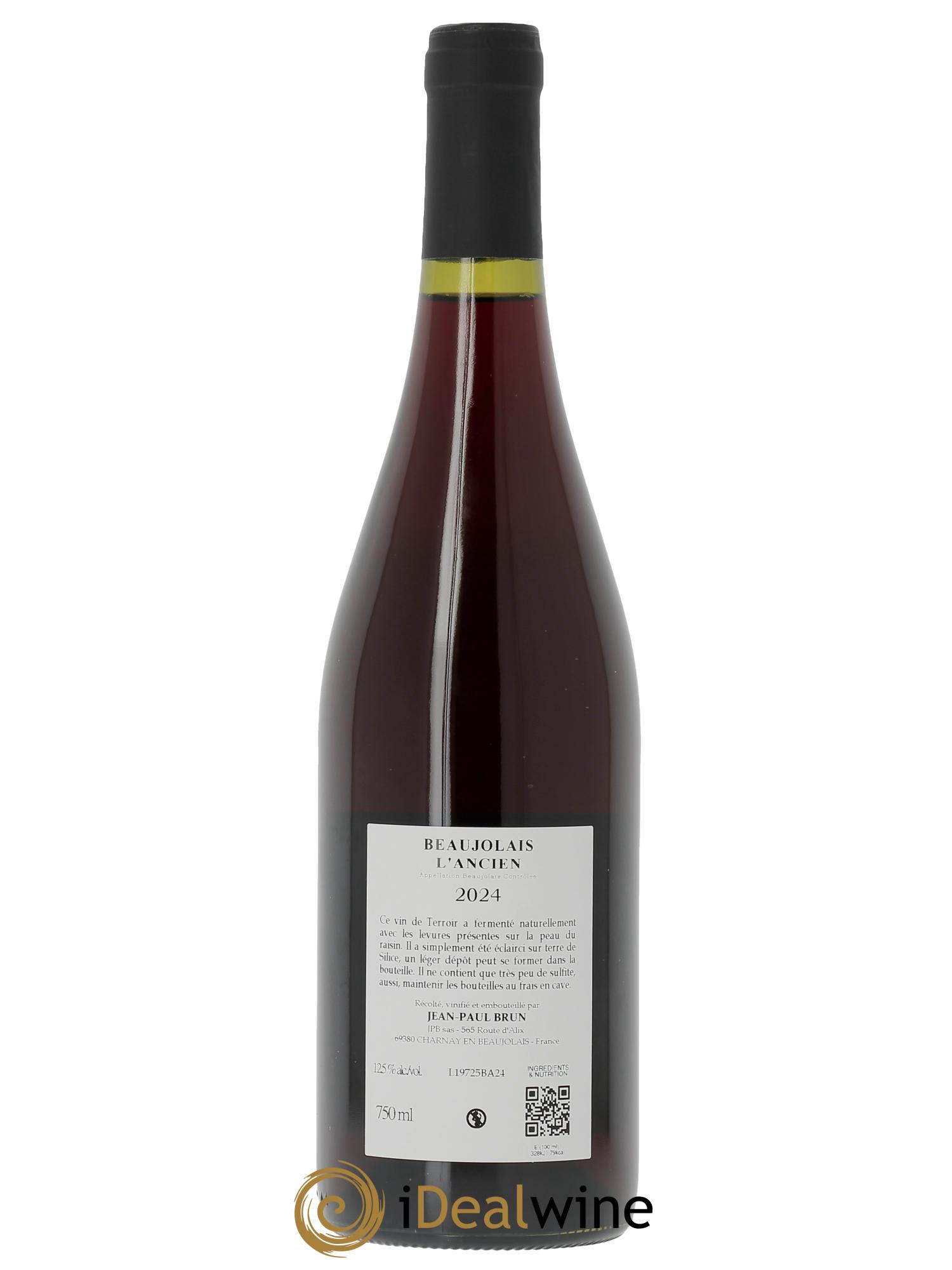 Beaujolais L'Ancien Terres dorées - J-P. Brun (Domaine des) 2024 - Lot of 1 bottle - 1