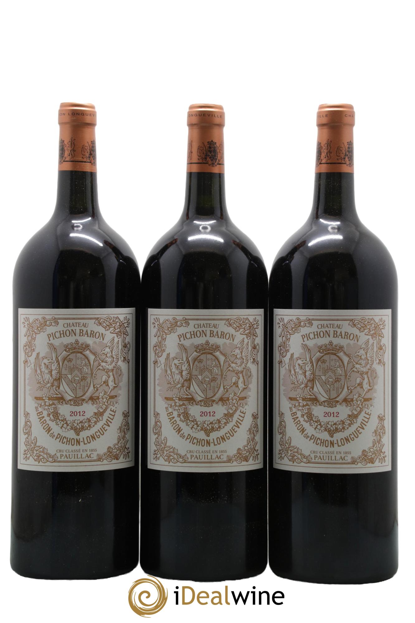 Pichon Longueville Baron 2ème Grand Cru Classé 2012 - Lot de 6 magnums - 2