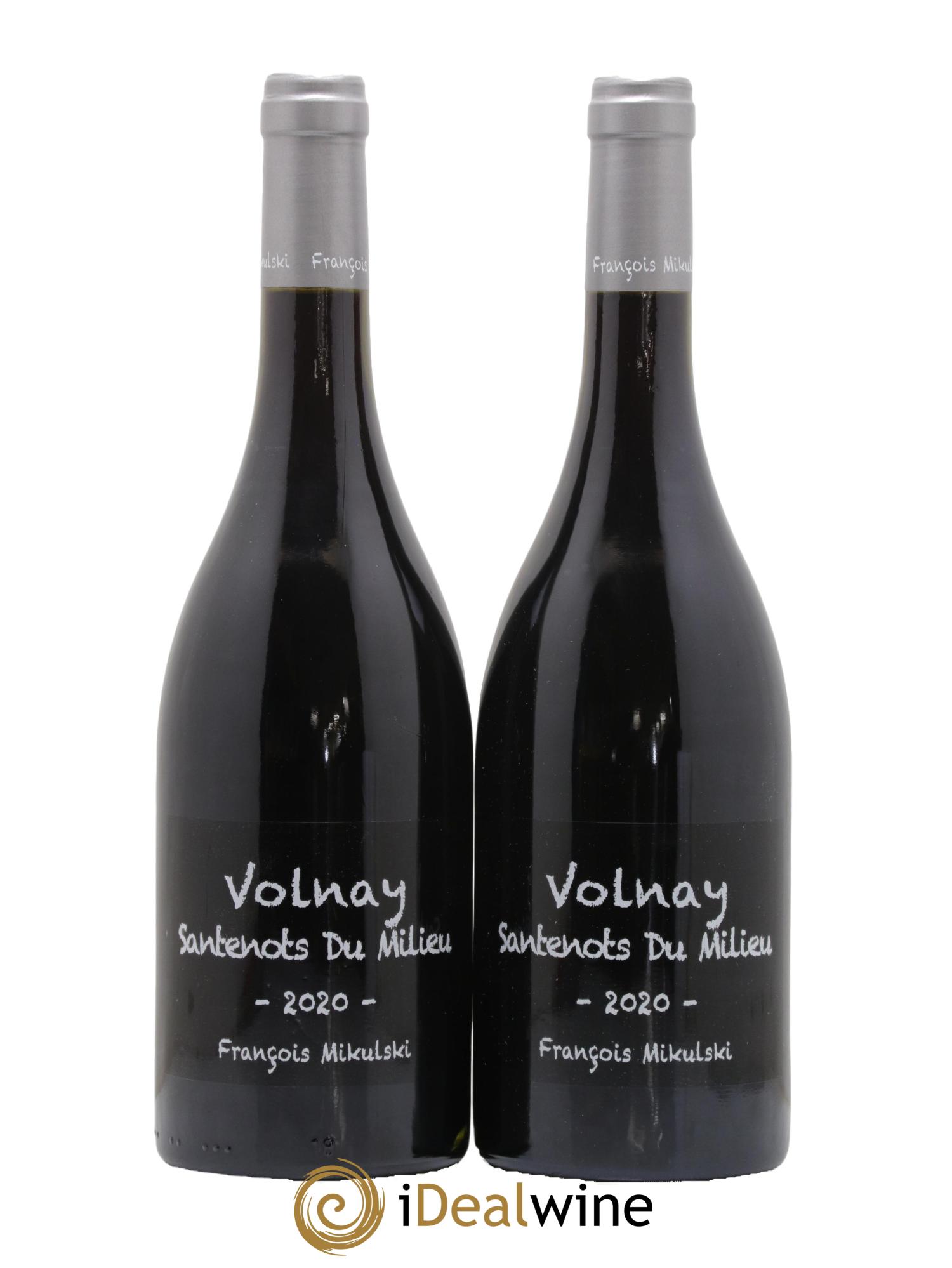 Volnay 1er Cru Santenots du Milieu François Mikulski 2020 - Lot of 2 bottles - 0